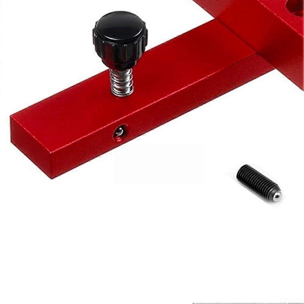 Table Saw Alignment Gauge With Dial Indicator Alloy Alignment Tool Red For Workshop Measurement Tool