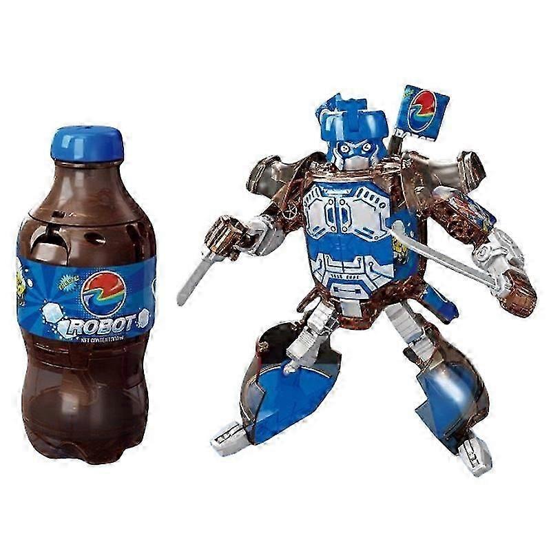 New Beverage Bottle Transformer Robot Toys That Convert Soda Cans into Robots