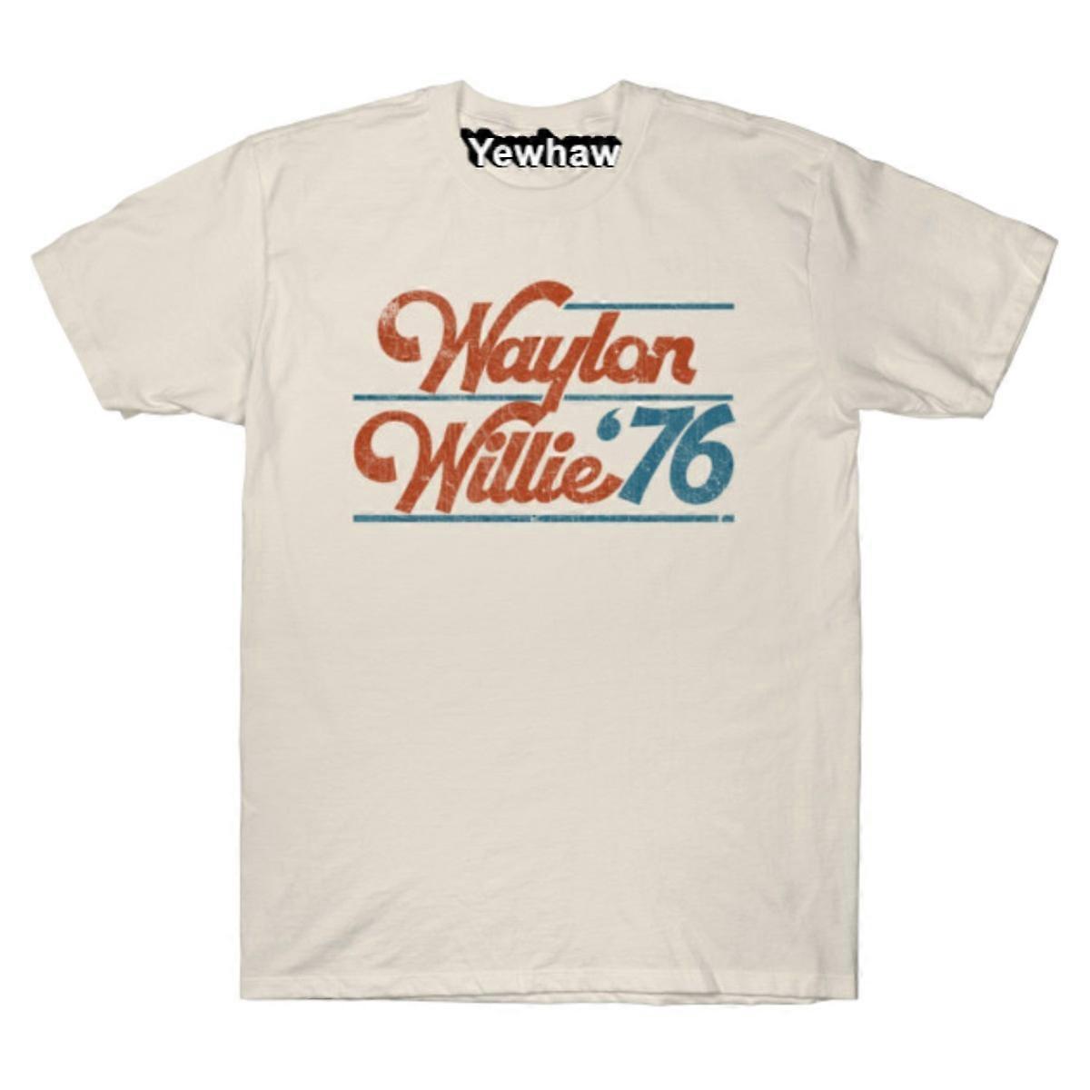 Vintage Waylon ja Willie 76 T-paita