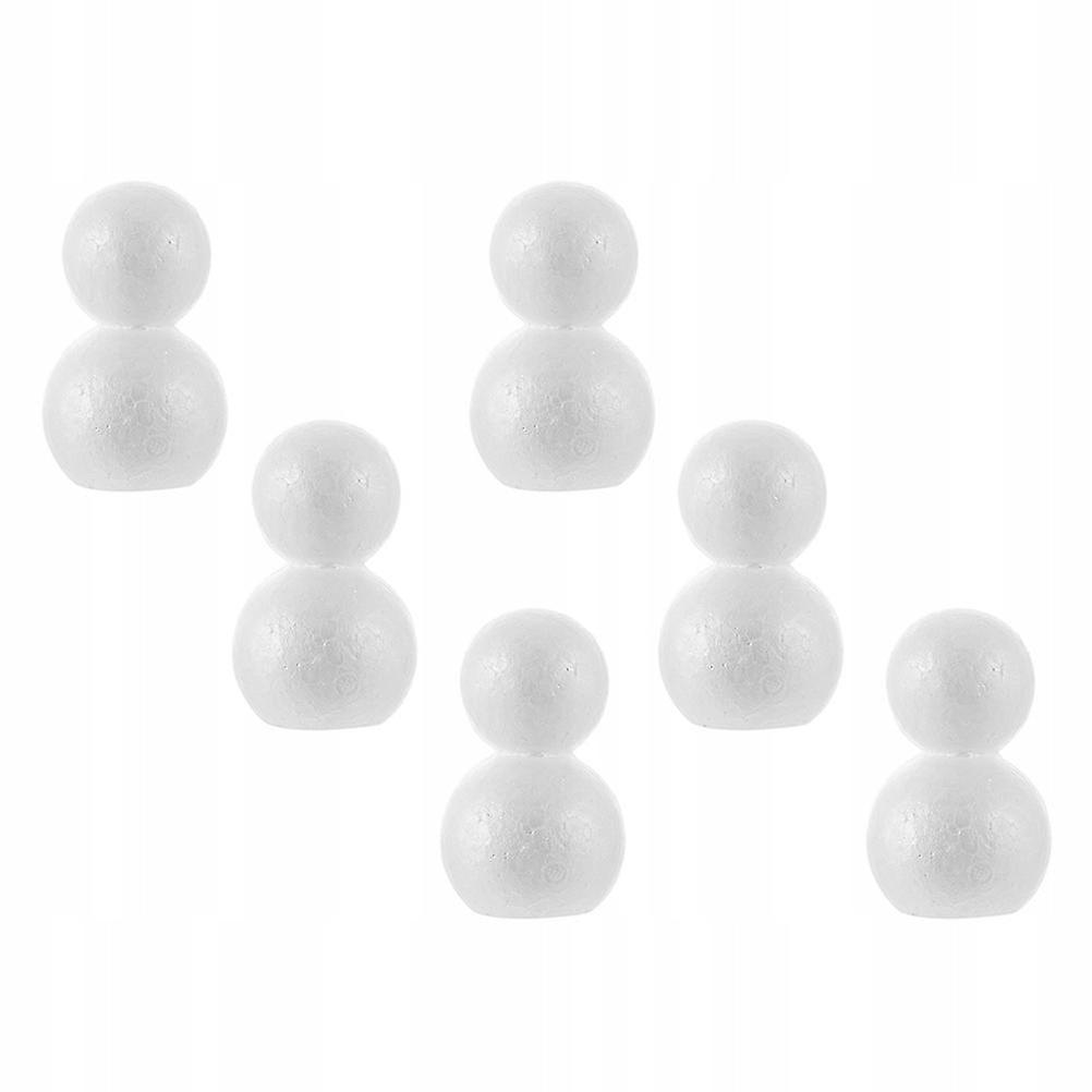 Snowman Foam Children's Crafts Unfinished Tool For Making Your Own White