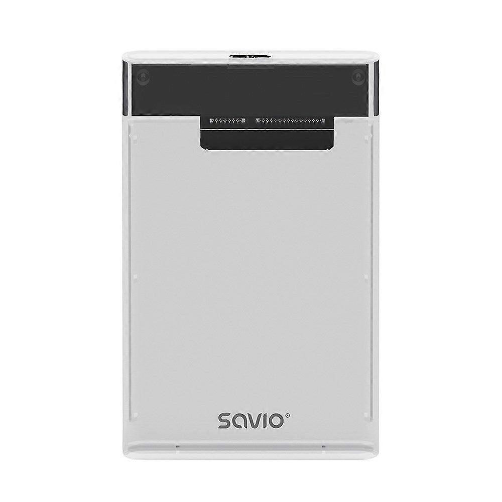 Savio 2.5" External Hdd/ssd Enclosure, Usb 3.0, Transparent, Ak-66
