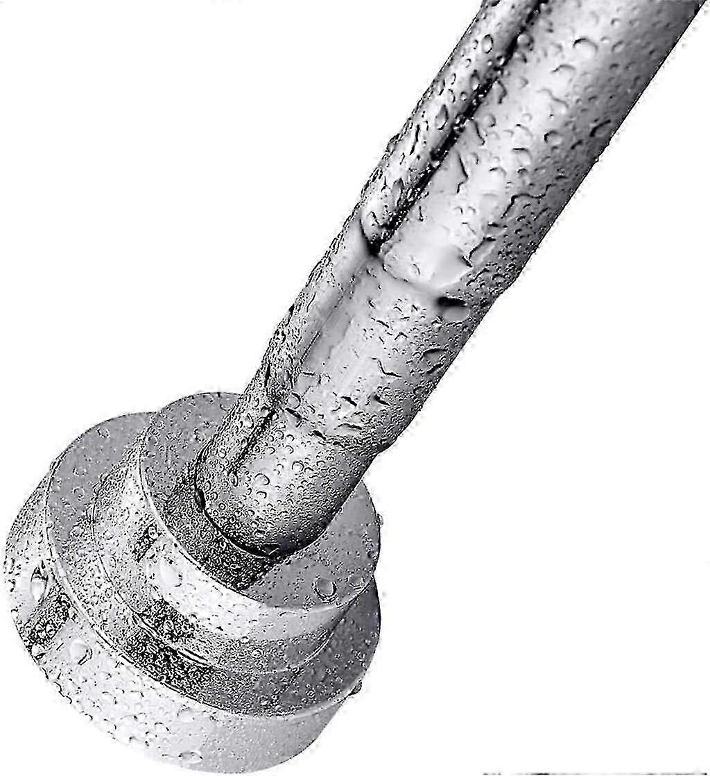 Bruseforhængsstang, rustfrit stål, ingen boring og rust, skridsikker, udtrækkelig teleskopstang (155-260cm)