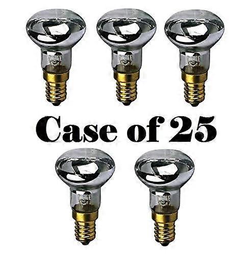 Set Of 25 R39 E17 Replacement Light Bulbs, 30W Reflector Type For Motion Lamps