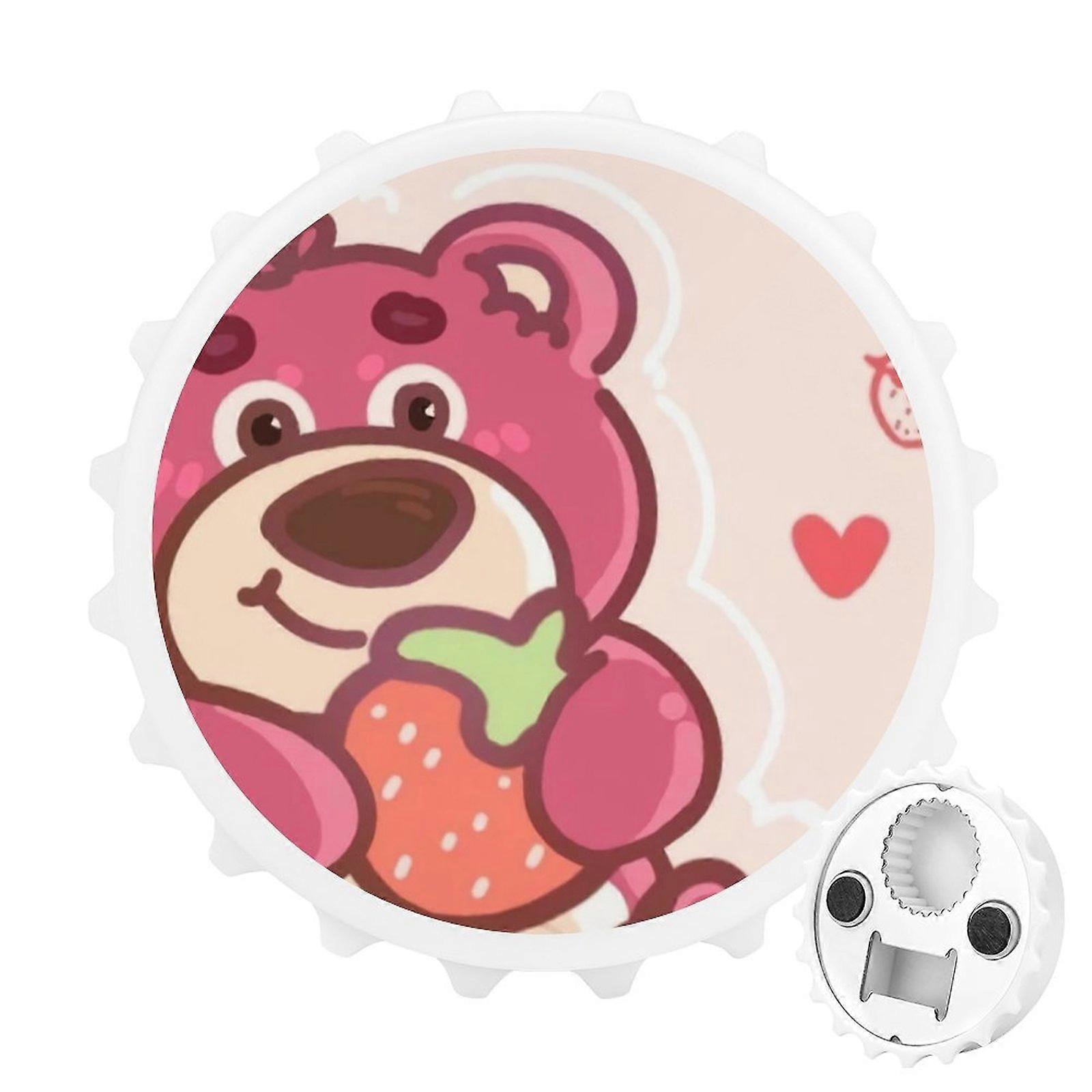 Lotso Bottle Opener Magnetic with Fridge Magnets Sticker Unique Gift Idea for Camper Lovers Cool Gadgets Outdoor Picnic Home Using