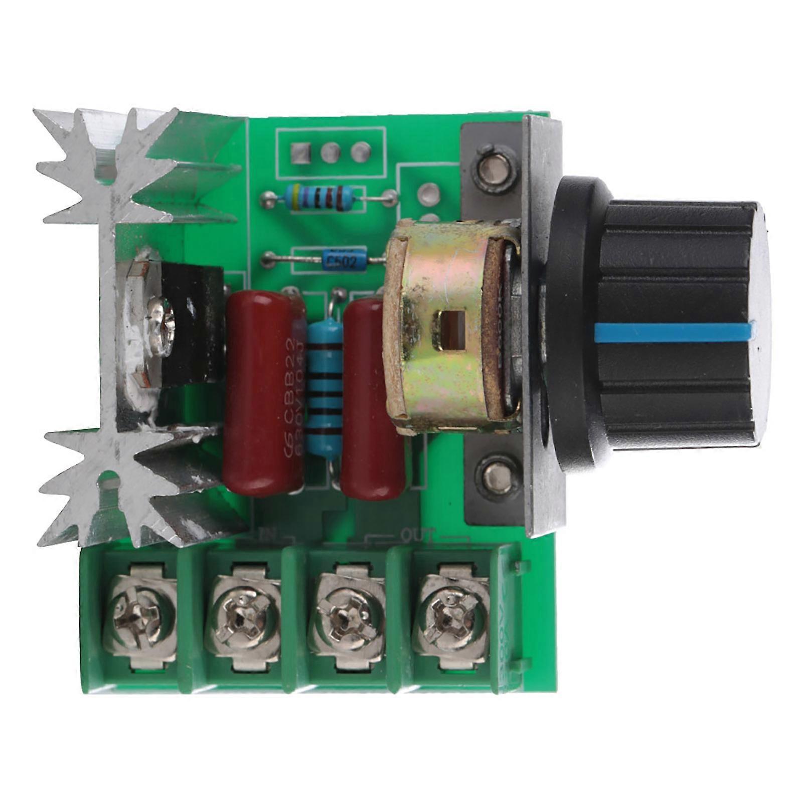 AC 2000W Thyristor Motor Speed Control Adjustable Power Controller for Temperature