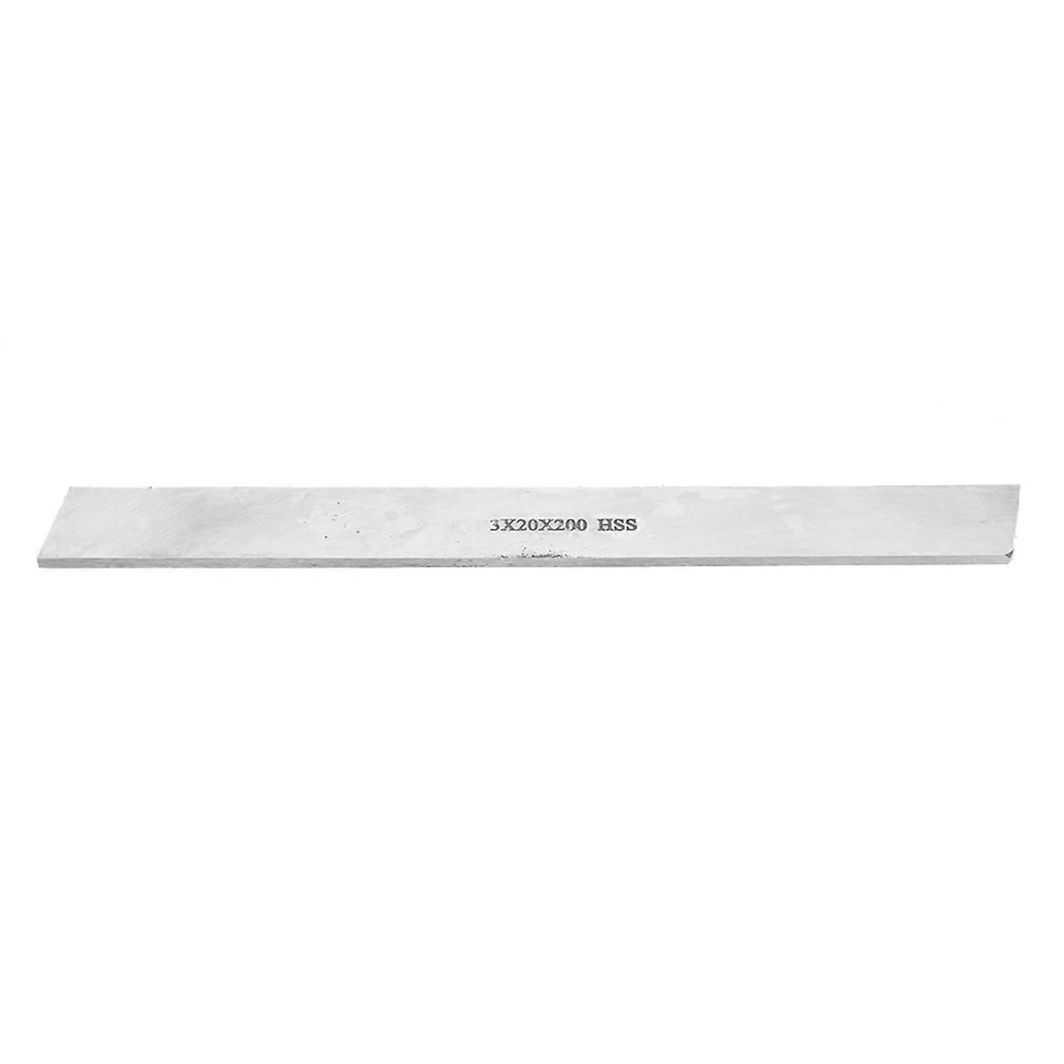 HSS High Speed Steel Lathe Turning Tool Square White Steel Bar Strip (3*20*200mm)