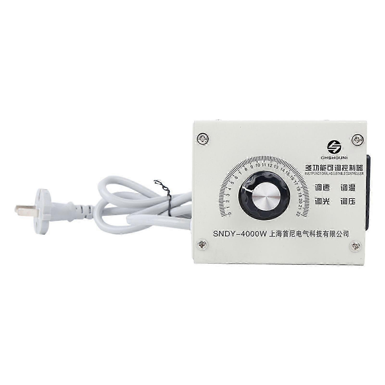 4000W AC  Variable Voltage Controller Control For Fan Speed Motor Tool