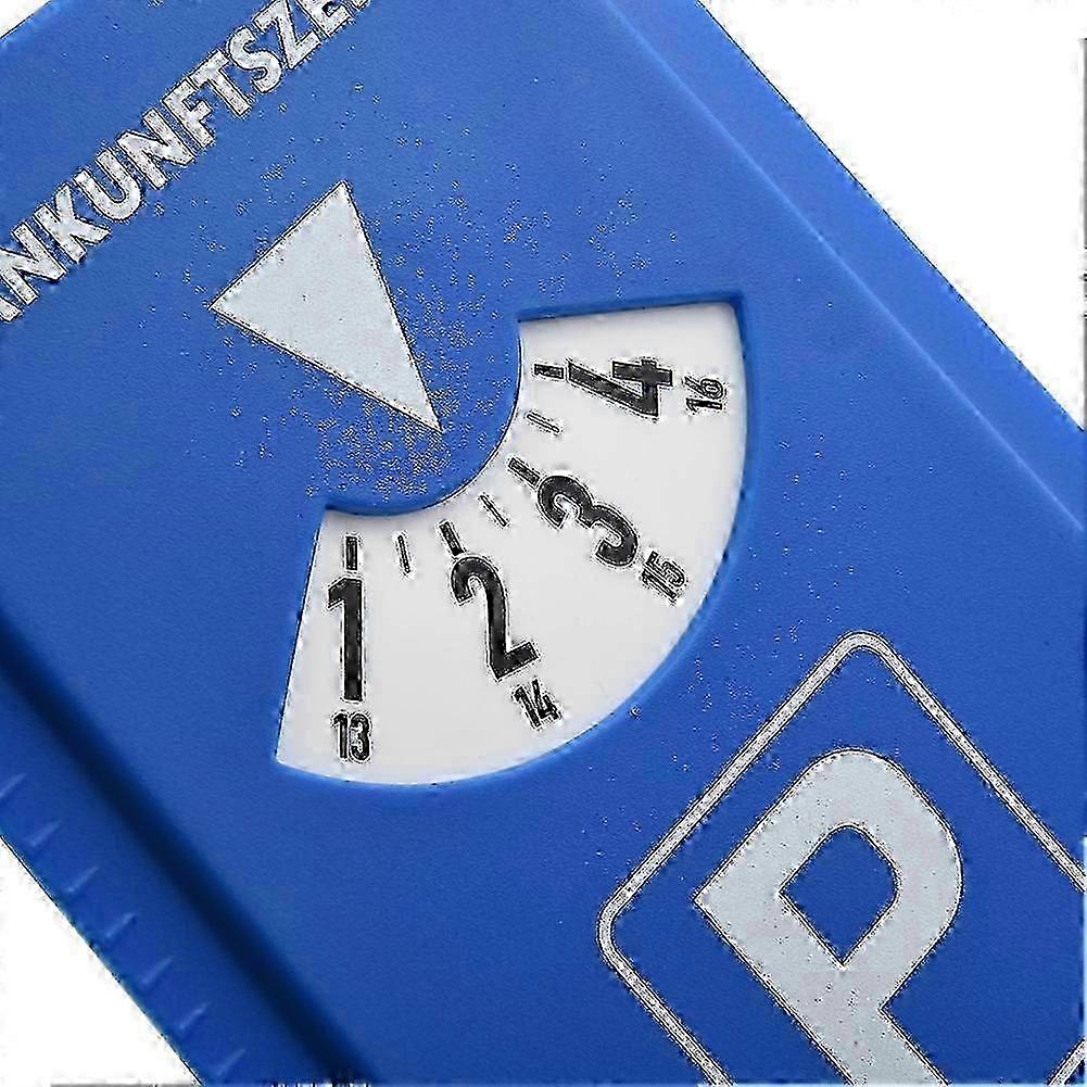 1*Parking Timer Run Stop Switch Parking Disc ABS Parking Meter Running Battery Blue Operated Electronic New