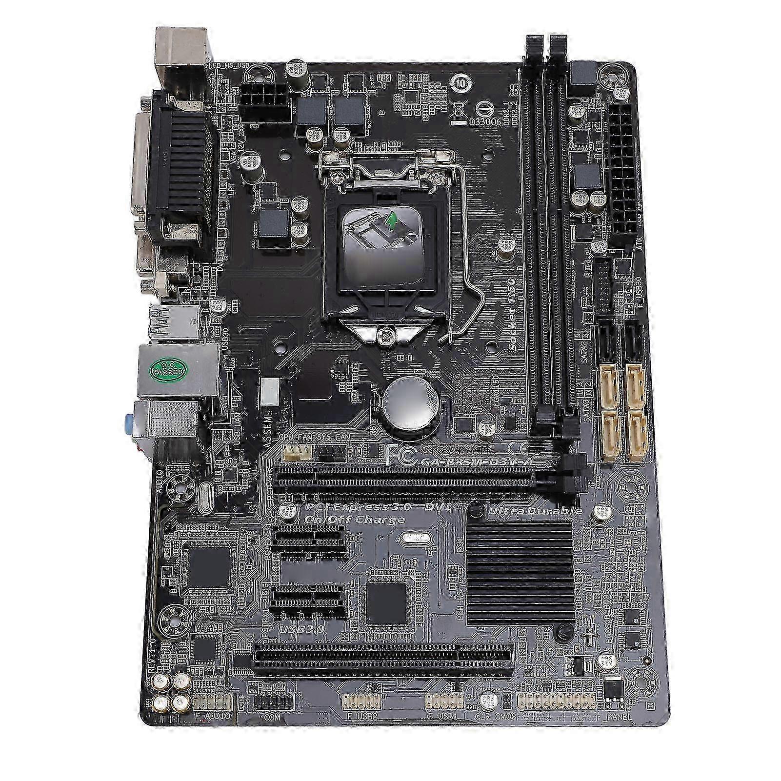 Computer Motherboard M-ATX DDR3 X 2 DIMM Slot Gaming Motherboard Replacement LGA 1150 for Core I7