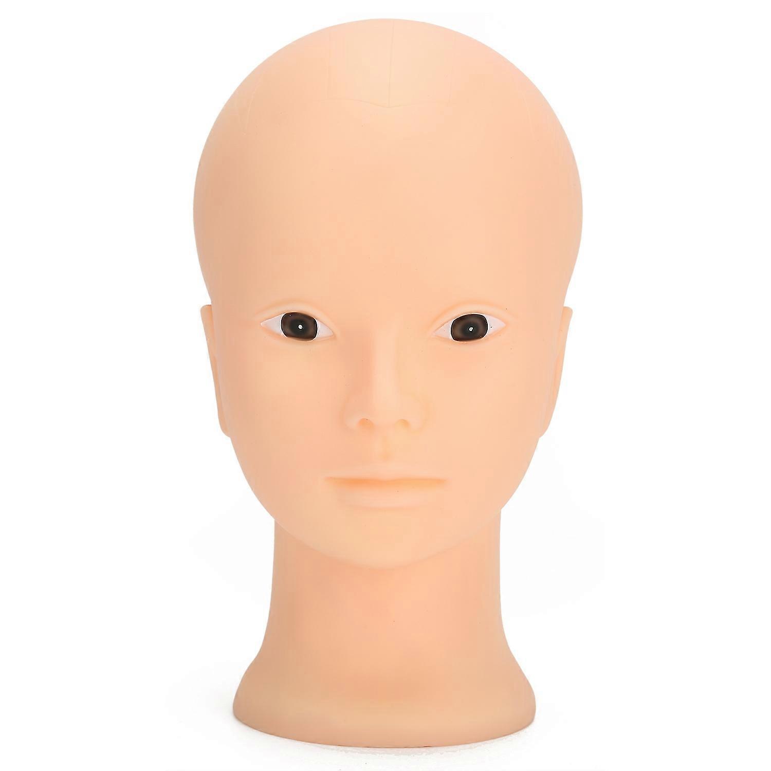 Mannequin Head Makeup Training Practice Wig Hat Display Bald Mannequin Head 49cmwithout Makeup