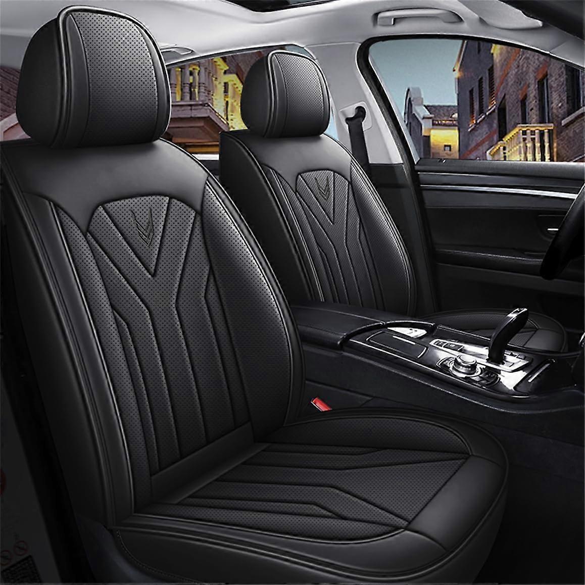 Car Seat Covers Universal Set For 5Seater Black