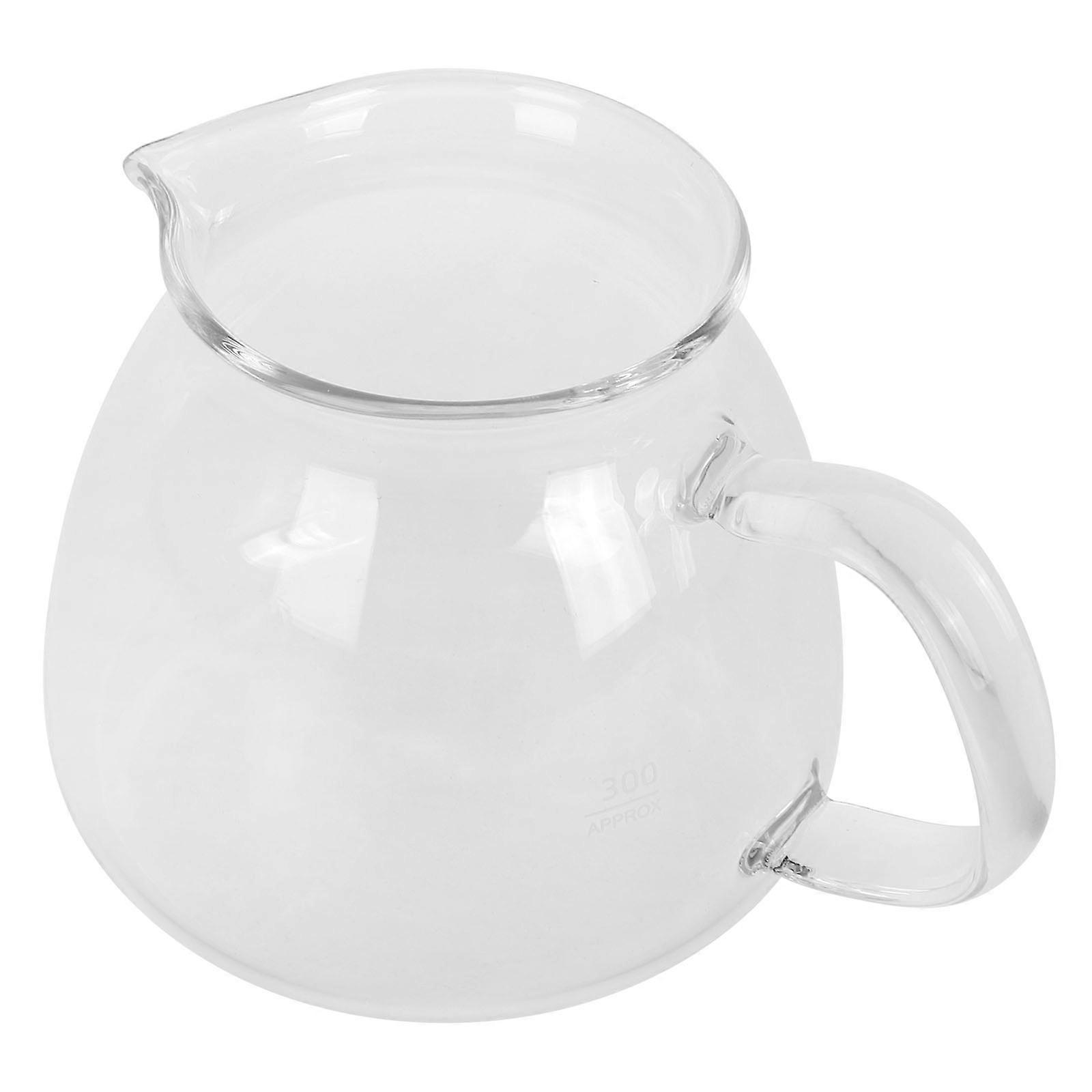 Glass Coffee Pot Server for Sharing Coffee Small Glass Serving Pitcher