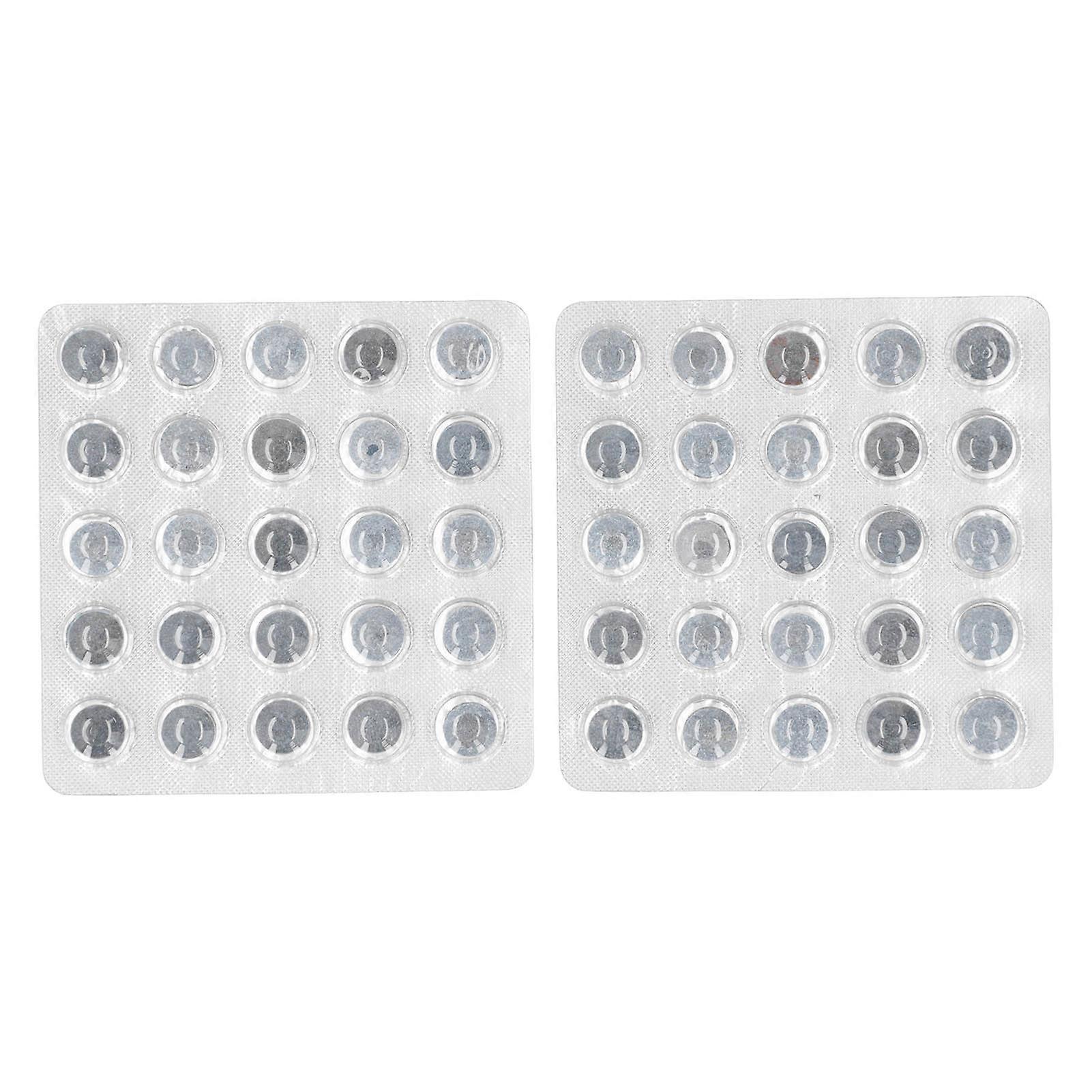 50pcs Billiard Pool Cues Tips Kit Durable Pool Cue Tips PU Pool Stick Tips Replacement Kit S