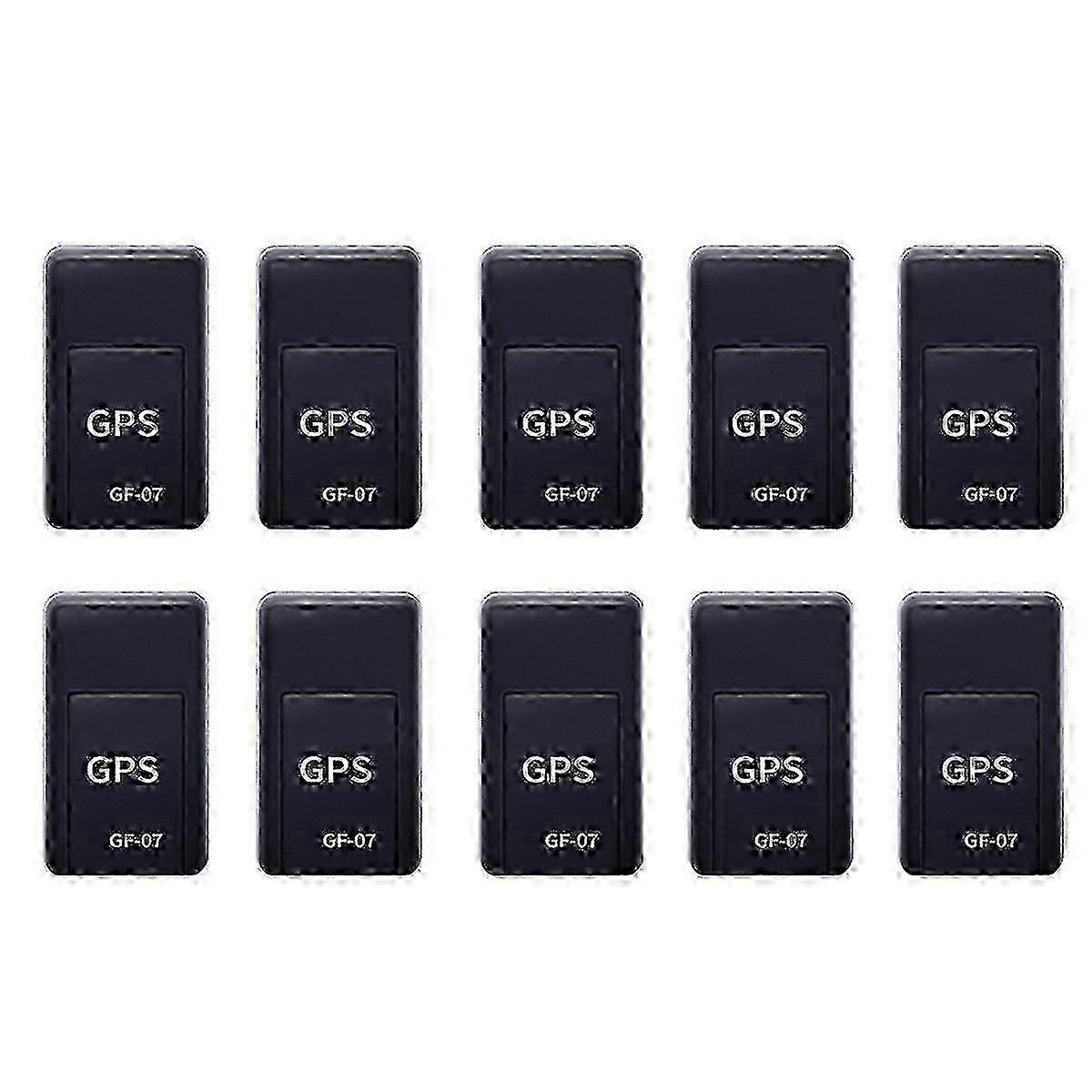f 10pcs GF07 Magnetic GPS Tracker Device Mini Real Time Tracking Locator Car Motorcycle Remote Control Tracking Monitor
