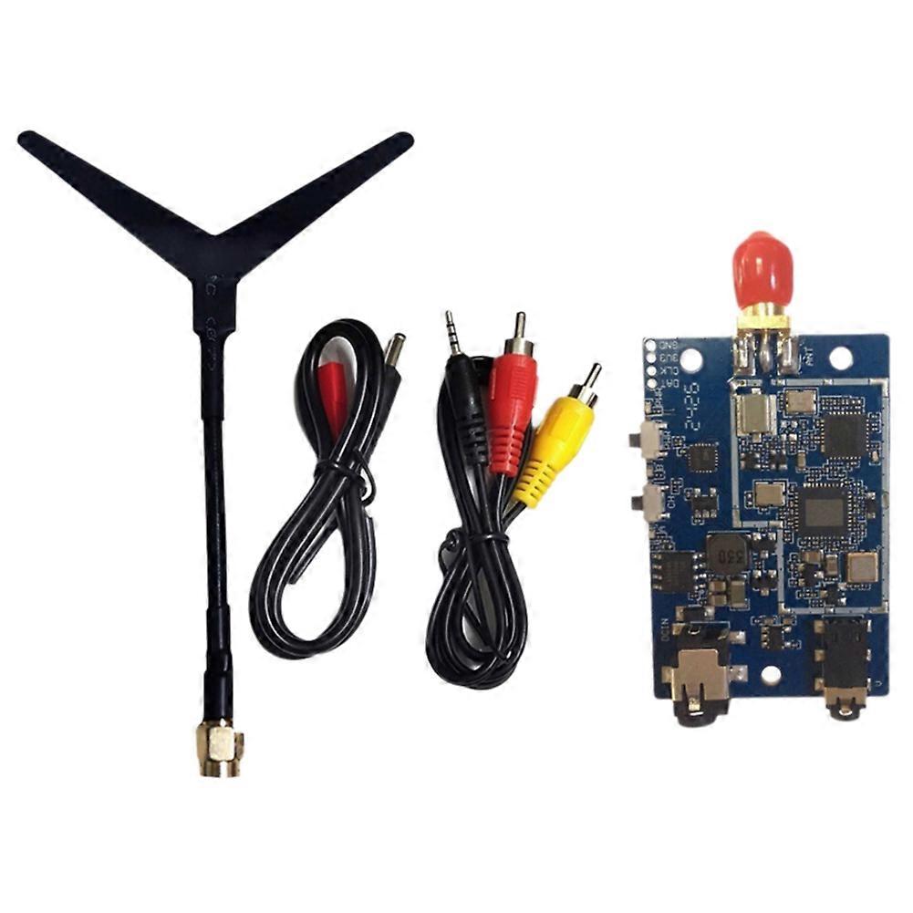 1.2G 9 Channels VRX Receiver FPV Audio Video Receiver with AV Interface Output for RC FPV Drone Airplane
