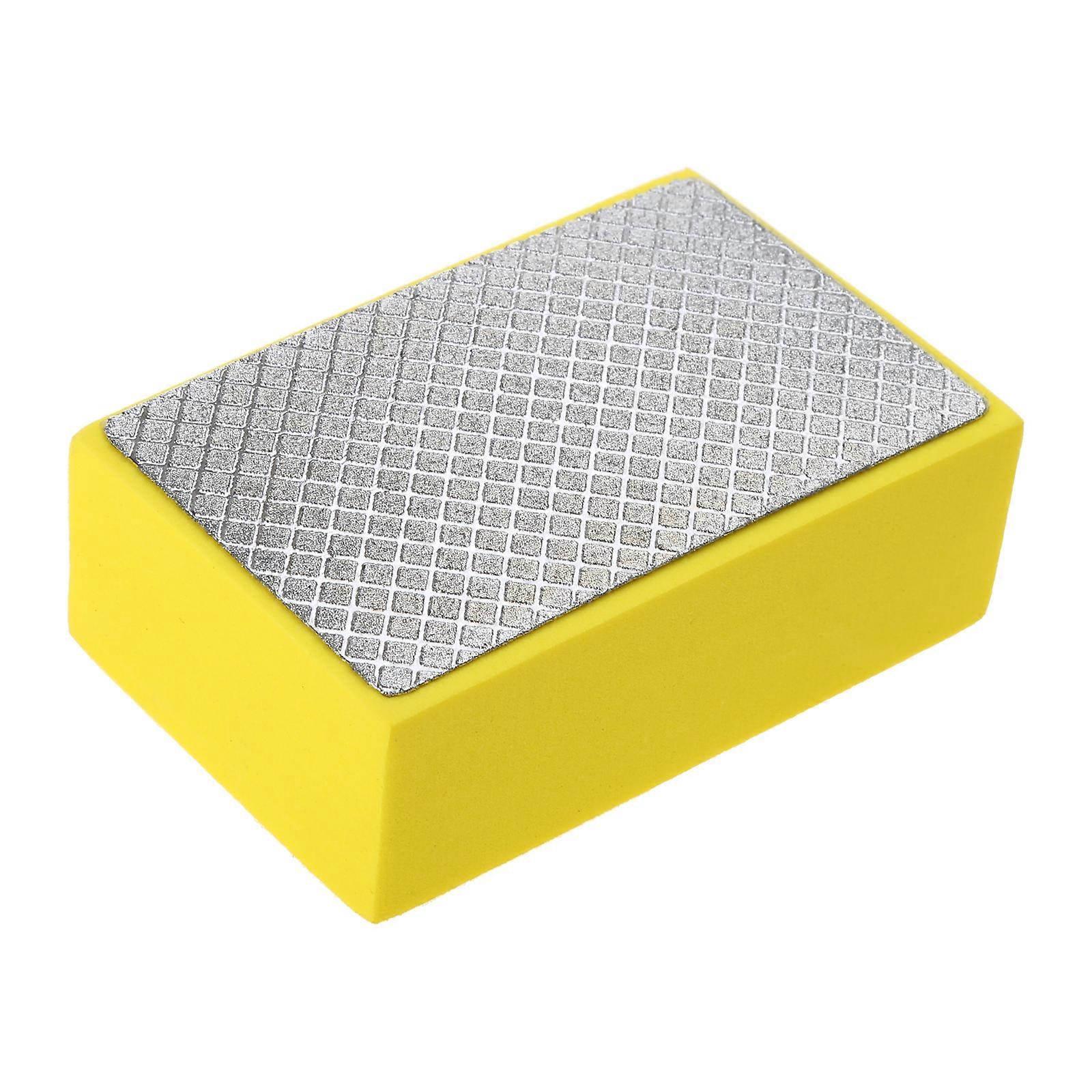Practical Diamond Hand Polishing Pads Hand-held Sanding Blocks for Marble Stone Tiles Grinding Polishing for Sharp Edge Multicolor