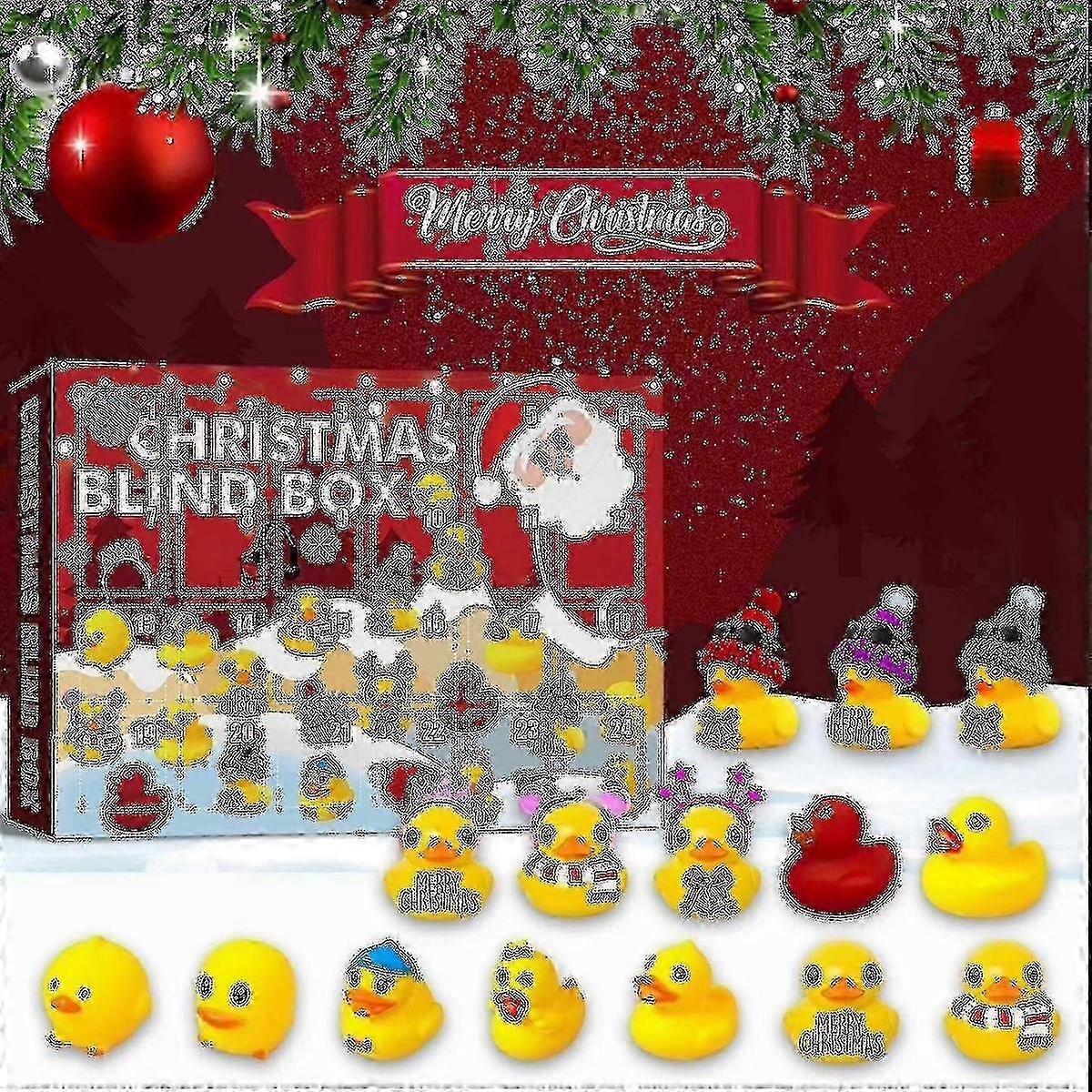 Rubber Duck Advent Calendar 2025. Advent Calendar 2025 Kids. Advent Calendar Duck Bath Toy Set. Advent Calendar With 15 Rubber Ducks. Advent