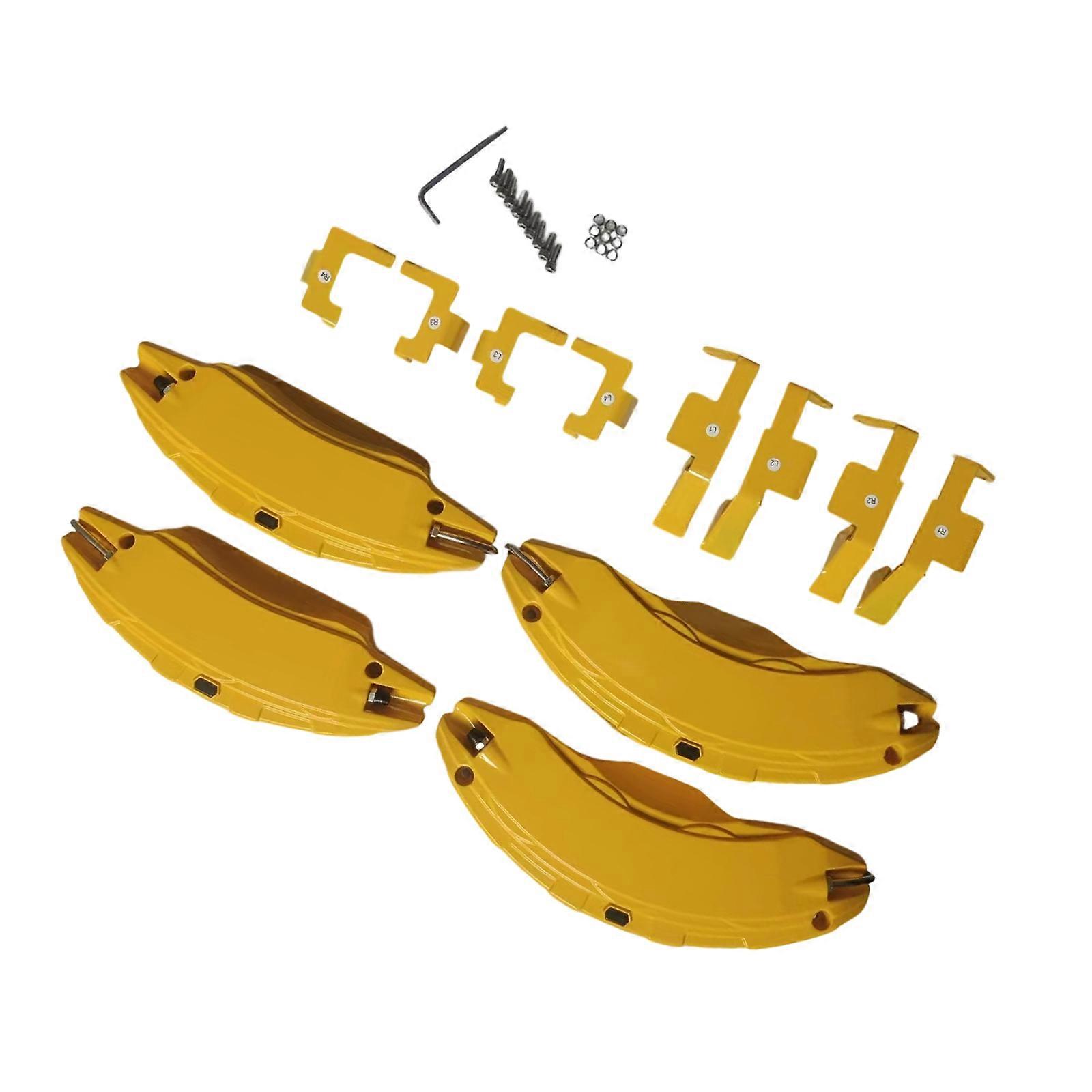 Elegant Wheel Measure Cover For Improved Vehicle Appearance Reinforced Mounting Hardware Heat Mixture Substance  Yellow