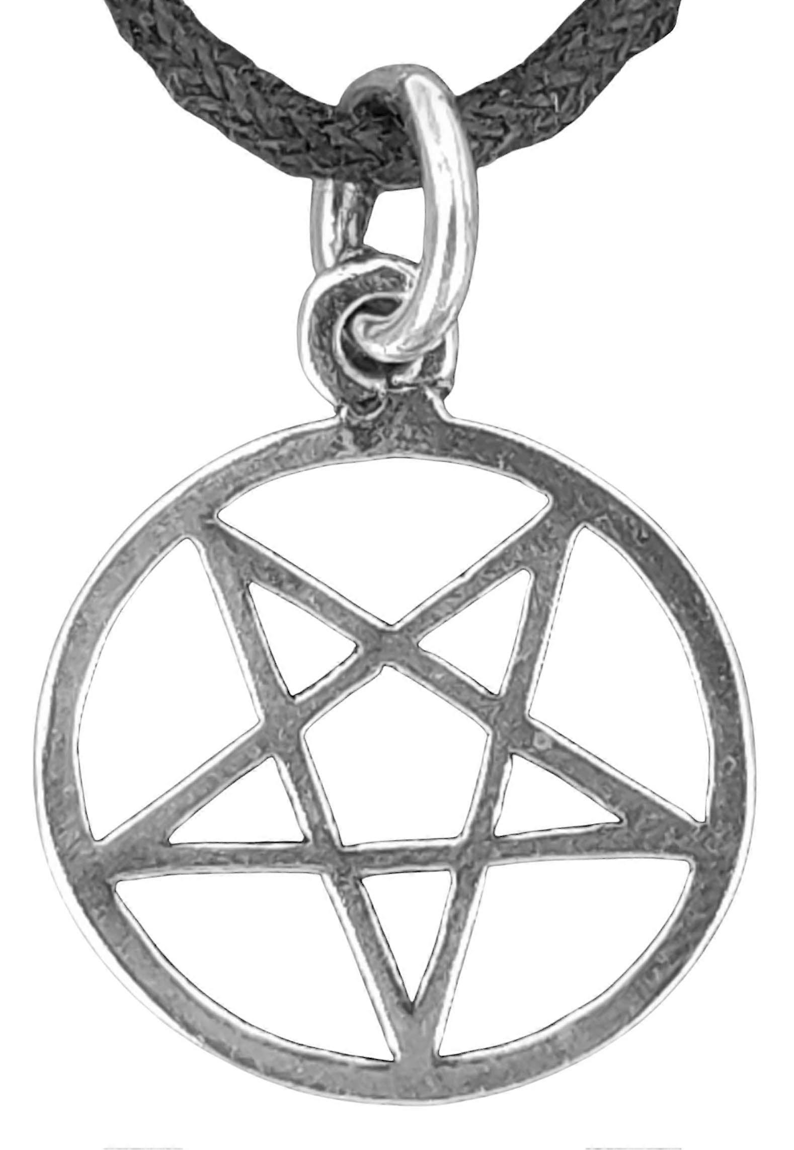 Anhänger 52 Pentagramm - Silber
