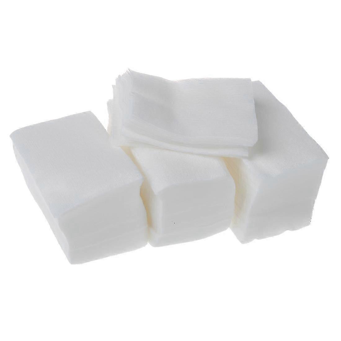 320pcs Lady White Nail Polish Remover Rectangular Face Cleaning Cotton PadsNEW