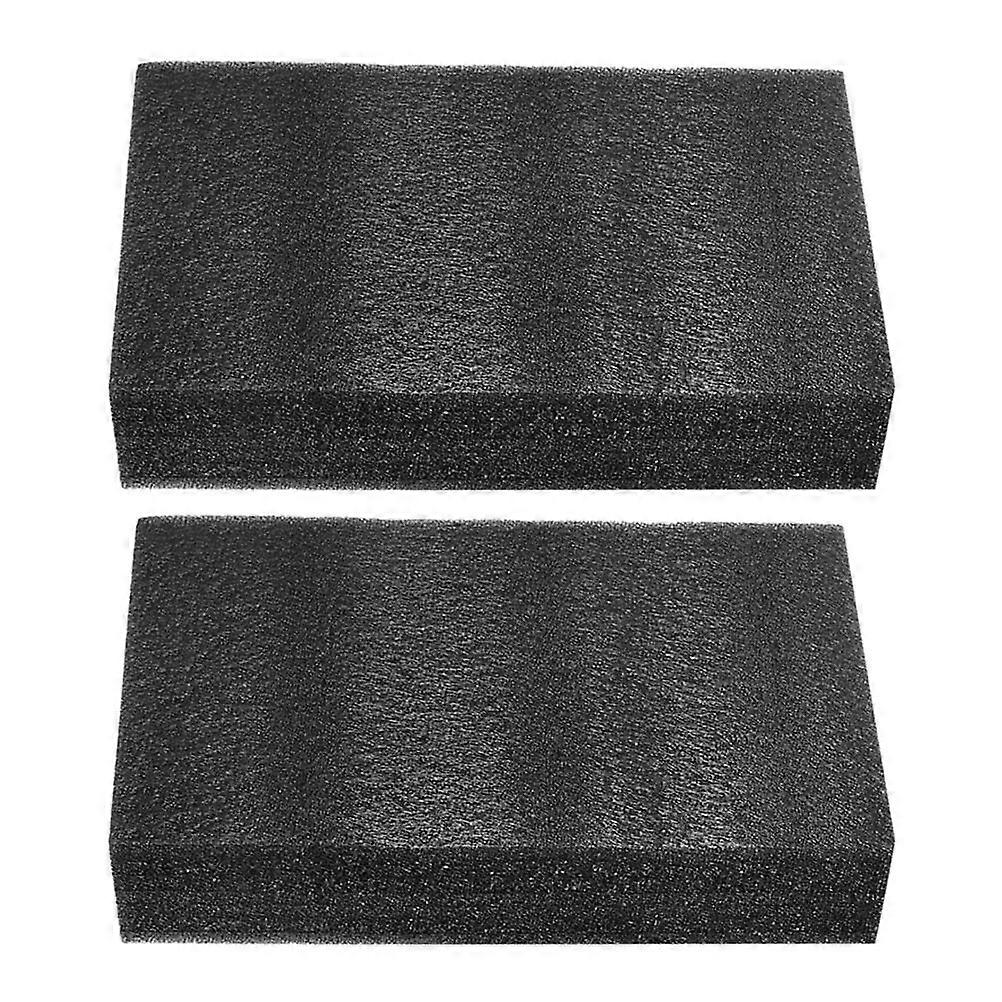 Black Foam Sheet for Crafts Polyethylene Foam Inserts 2Pcs for Packaging