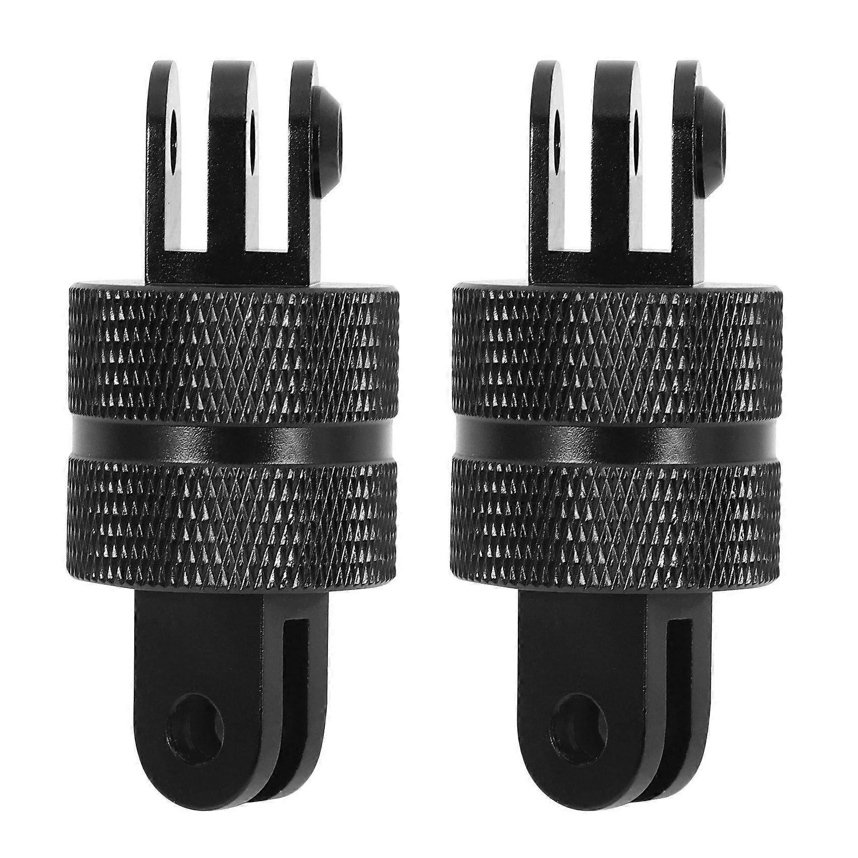 2X 360 Degree Rotating Swivel Pivot Arm Mount Adapter for GoPro Hero 3 3+ 4 Camera Black