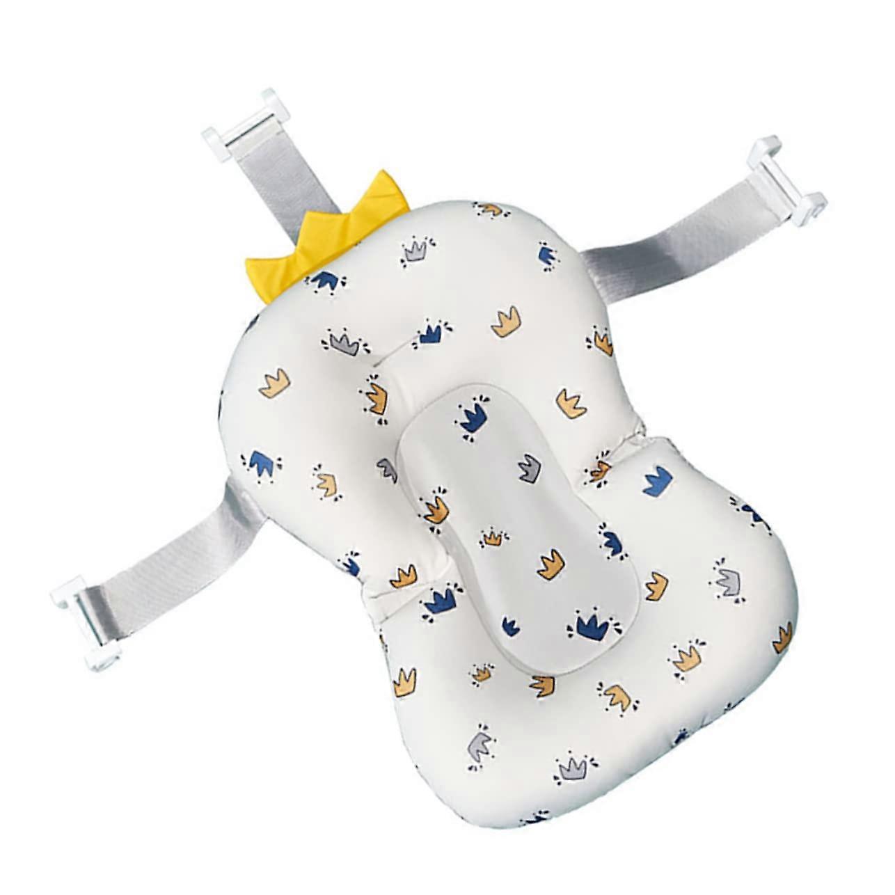 Baby Bath Cushion for Sink with Soft Slip‑Resistant Mat, Easy Install for Newborn Boy Girl