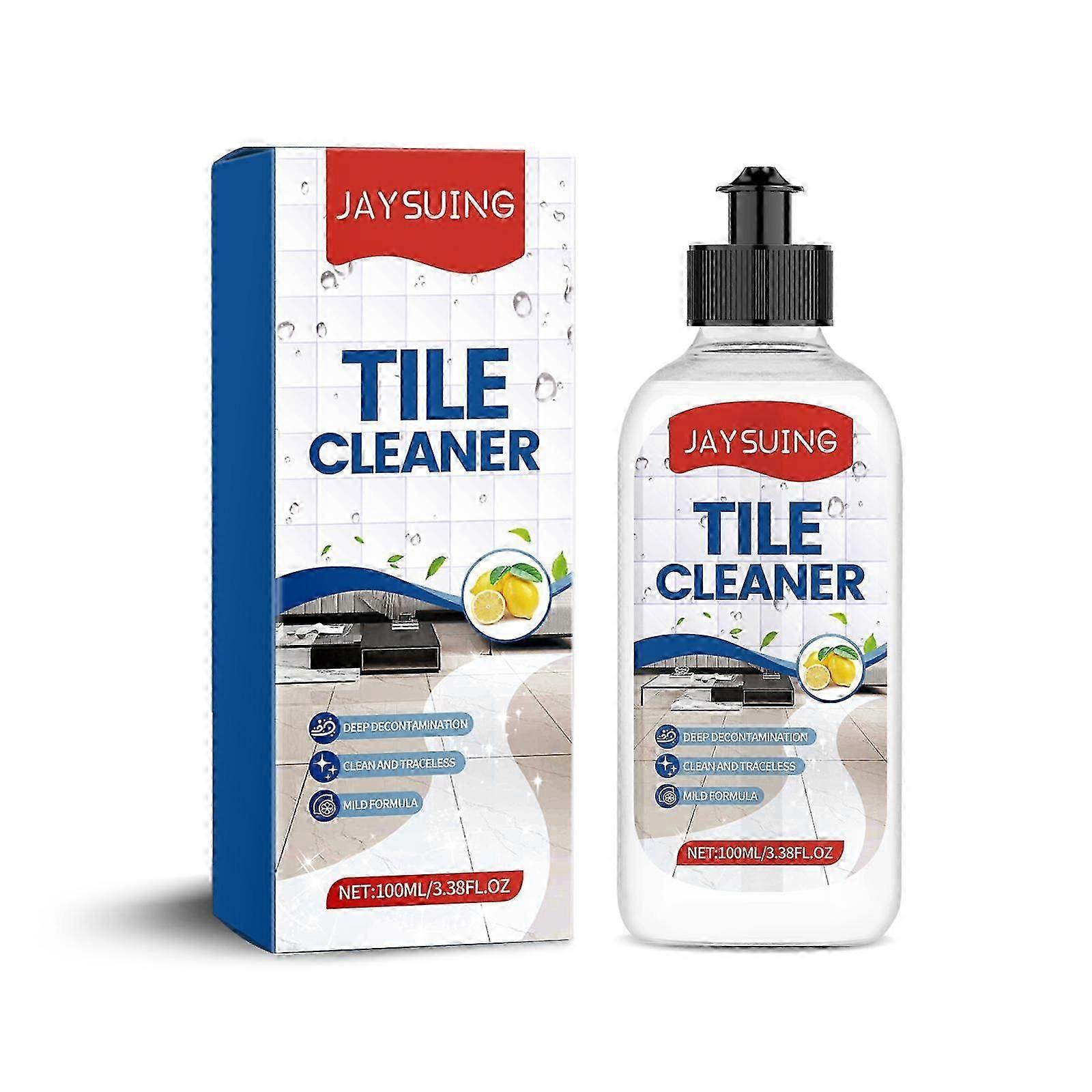 Effective Tile Cleaning Liquid - Powerful Stain Removal & Quick Drying for Home & Kitchen - 100ml, Safe & Easy to Use for Sparkling Floors