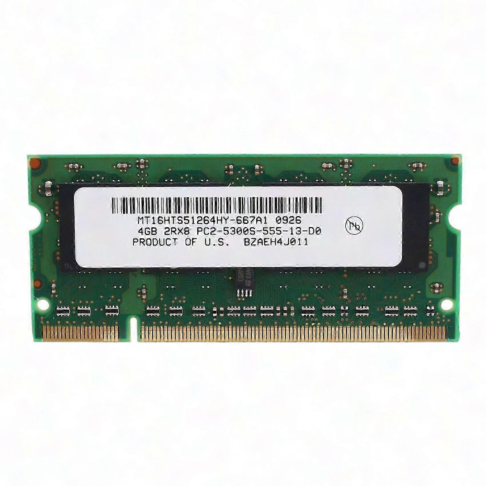 4GB DDR2 667MHz PC2-5300 SODIMM RAM for AMD Laptop Memory Upgrade