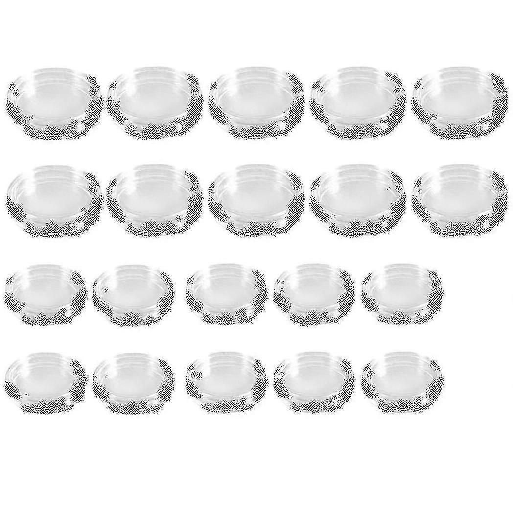 20 Pcs Transparent Small Plastic Coin Box 18mm & 35mm