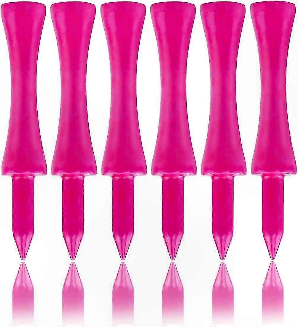 Eco-Friendly Bamboo Golf Tees - 100 Count Pink