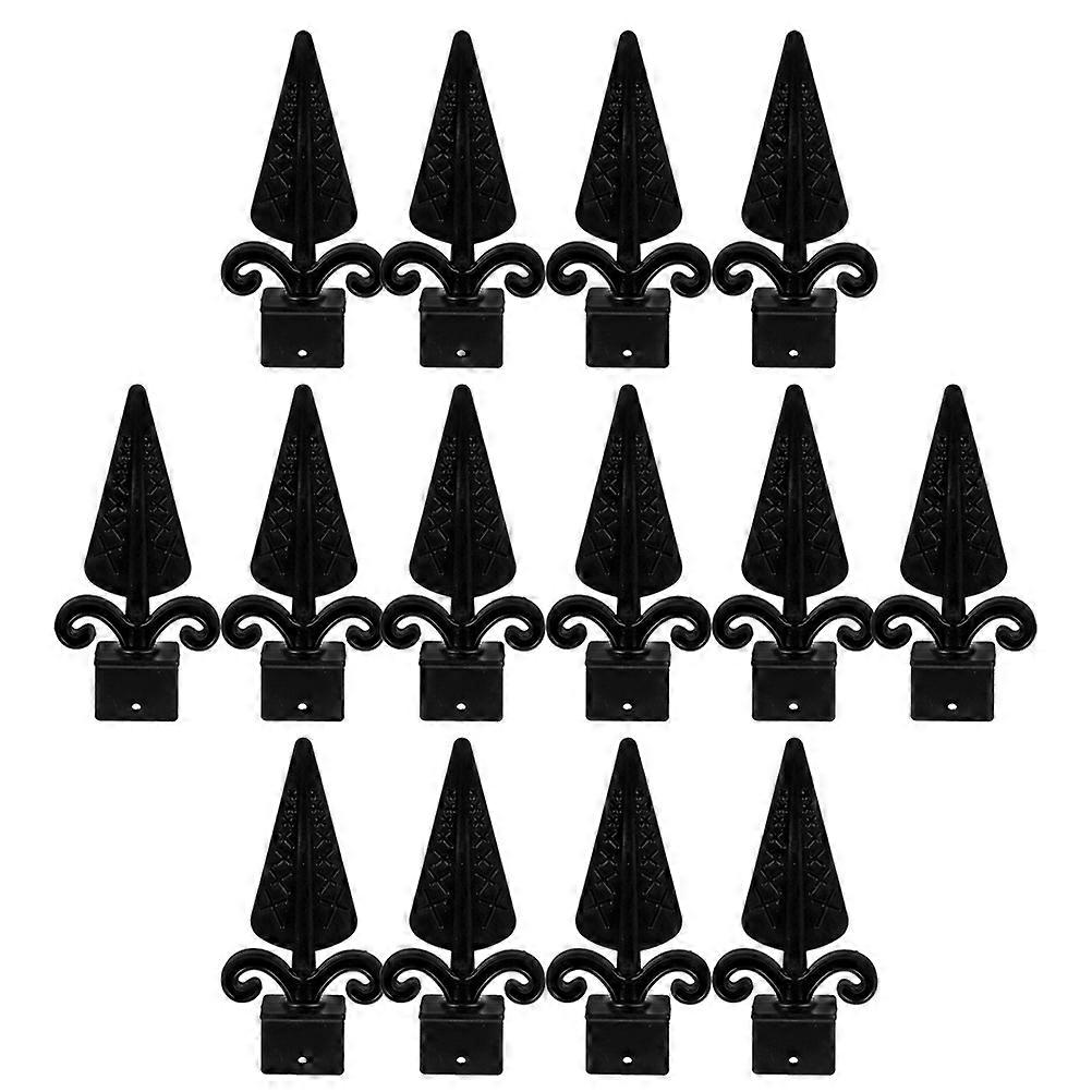 Plastic Fence Finial for 20Pcs Black Set