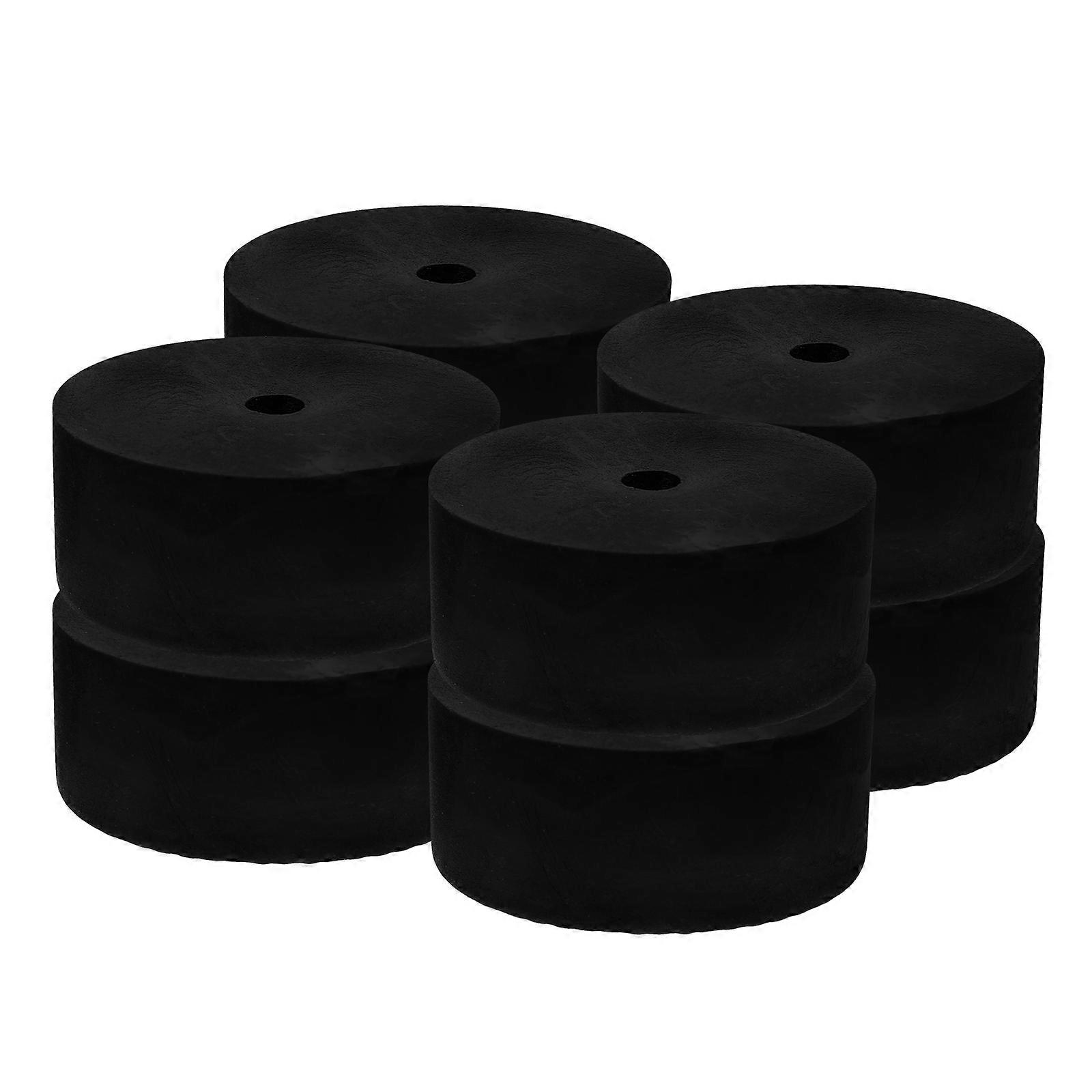 Amplifier Table Leg Bumpers for Speaker Isolation 32Pcs Black Rubber Cushions