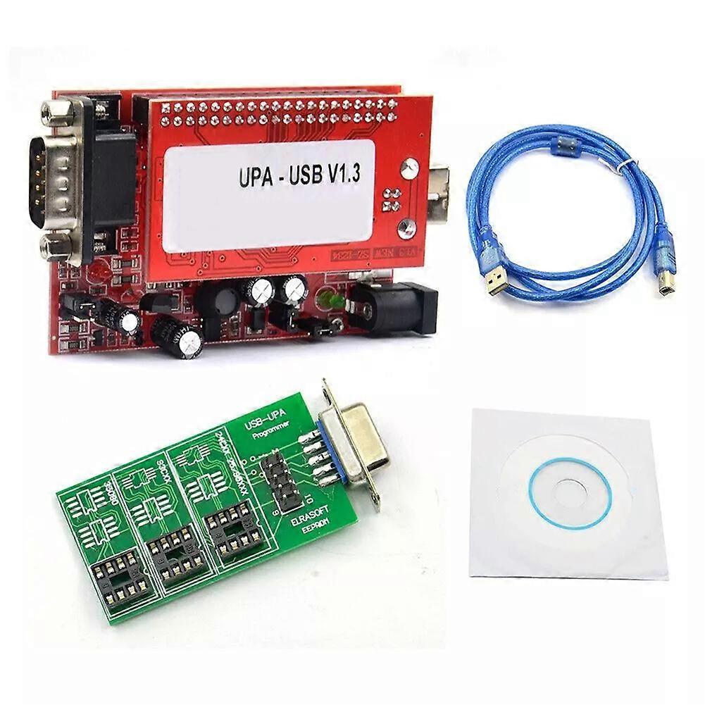 Car UPA USB Programmer Diagnostic Tool UPA-USB ECU Programmer V1.3 with Adapter for 2014 Version Main Unit Support NEC