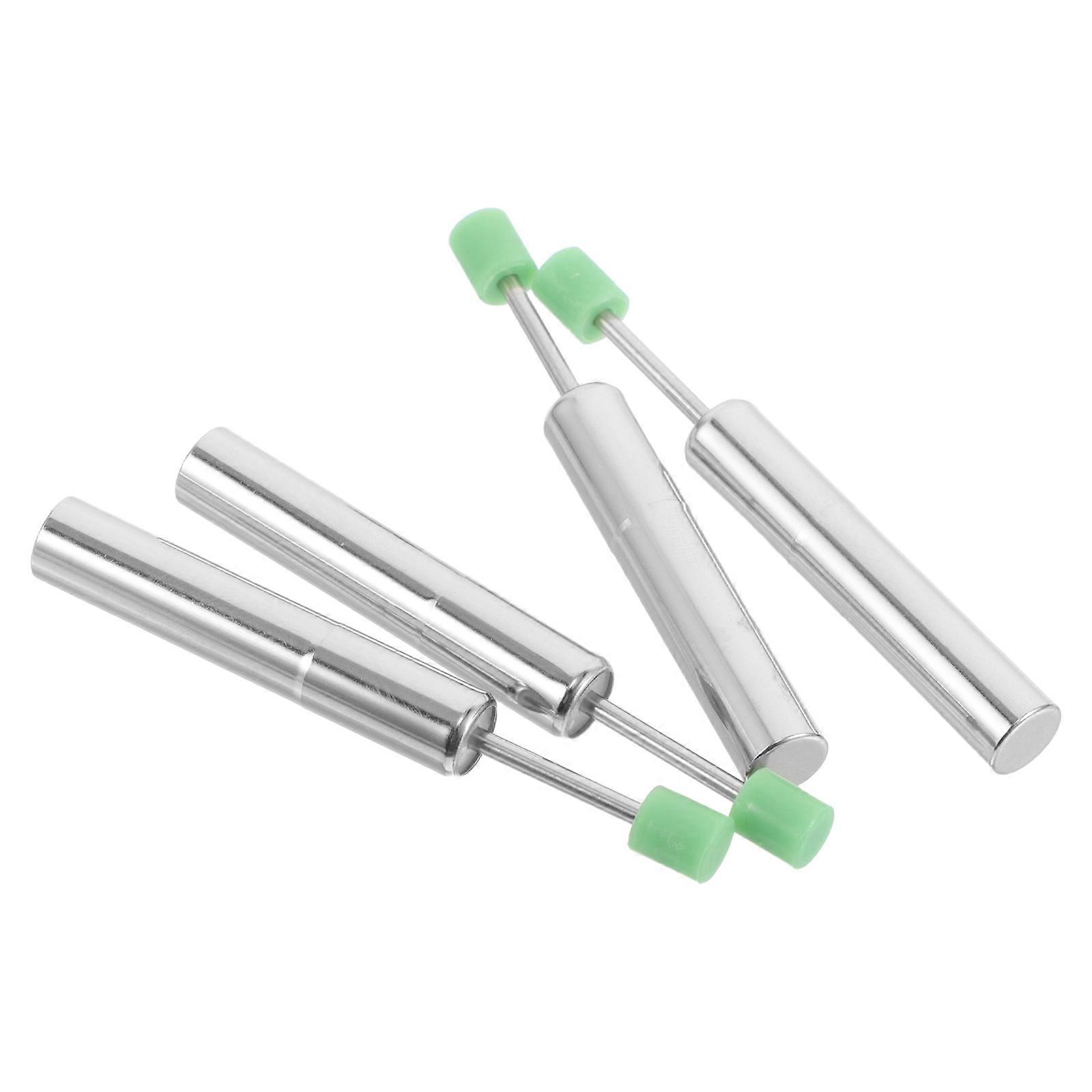 Amortisseurs à fermeture douce hydrauliques pour poubelle, en acier inoxydable vert, lot de 4, design compact