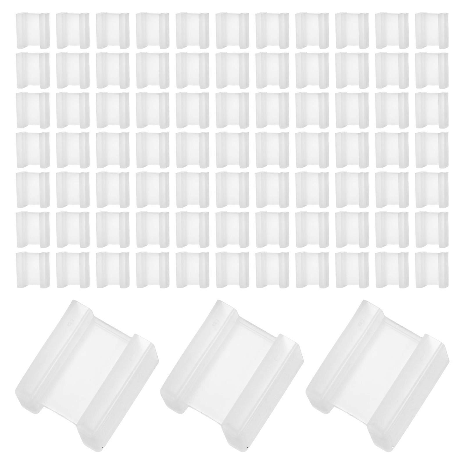 Power Plug Shield Cover Plastic for Electrical Outlet Use with 100Pcs Pack