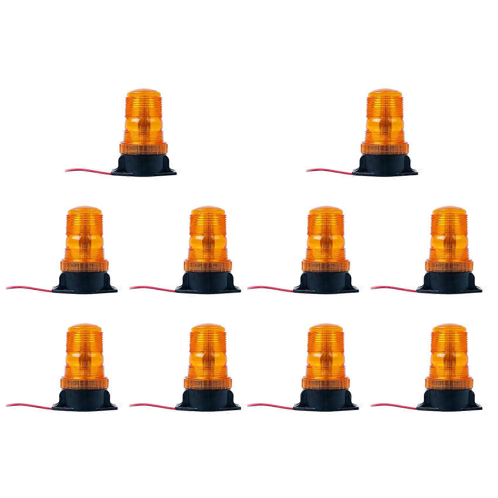 10X Forklift 30 Led Beacon Light Strobe Lamp Hazard Emergency Flashing Warning Amber