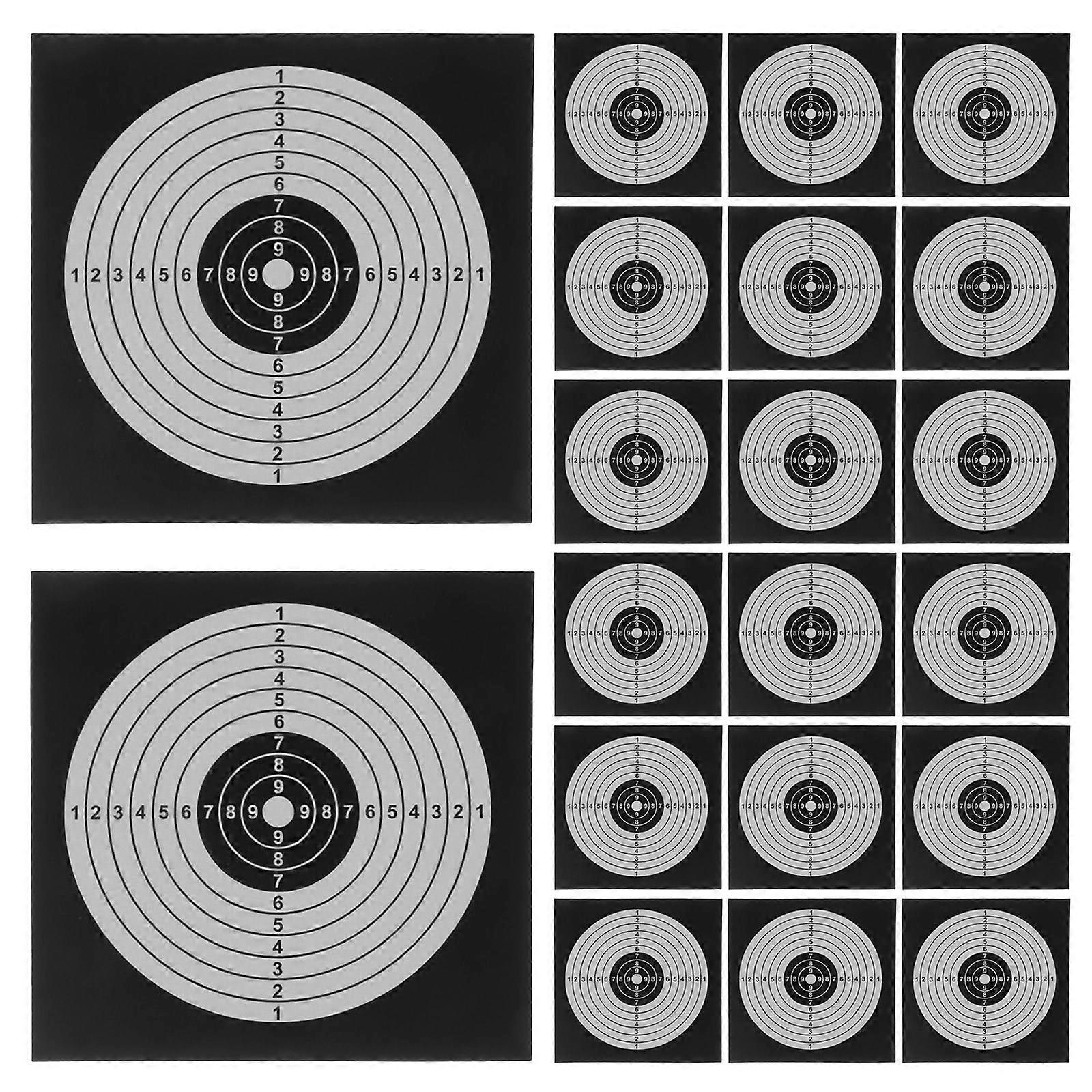 Target Shooting Paper Sheets for Precision Practice 100Pcs