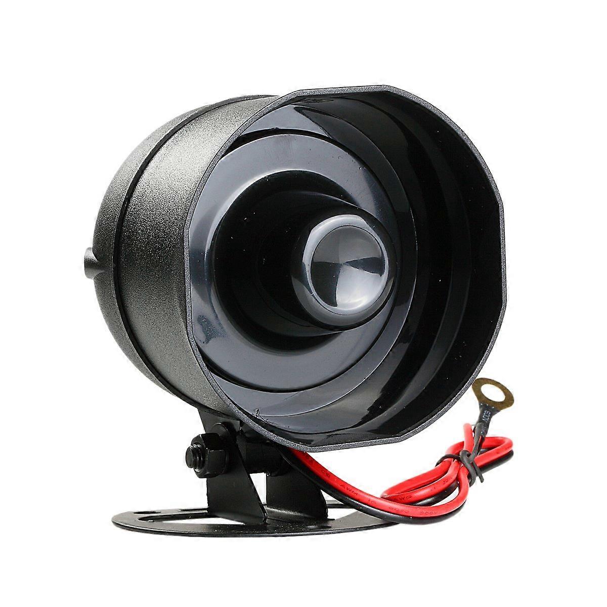Car Alarm Siren 12V Loud MultiTone Universal Vehicle Security Horn Durable Easy Install