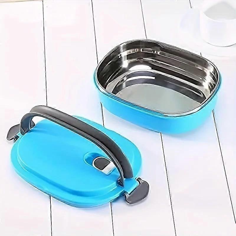 1pc Rectangular lunch box, bento box, student office worker insulated lunch box, portable lunch box, single-layer lunch box