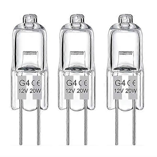 20-pack G4 halogen bulbs 20W 12V - Warm white
