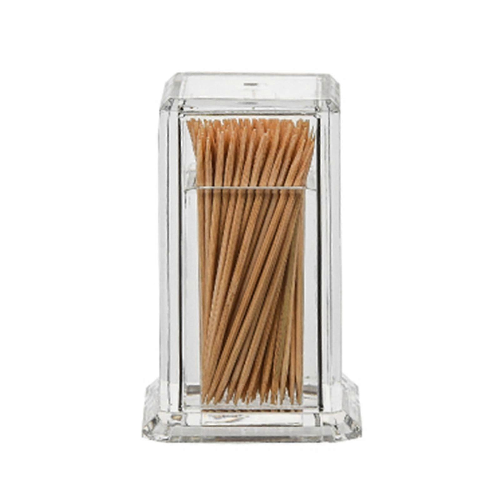 Toothpick Bottle Elegant Clean Square Shape No Odor For Home