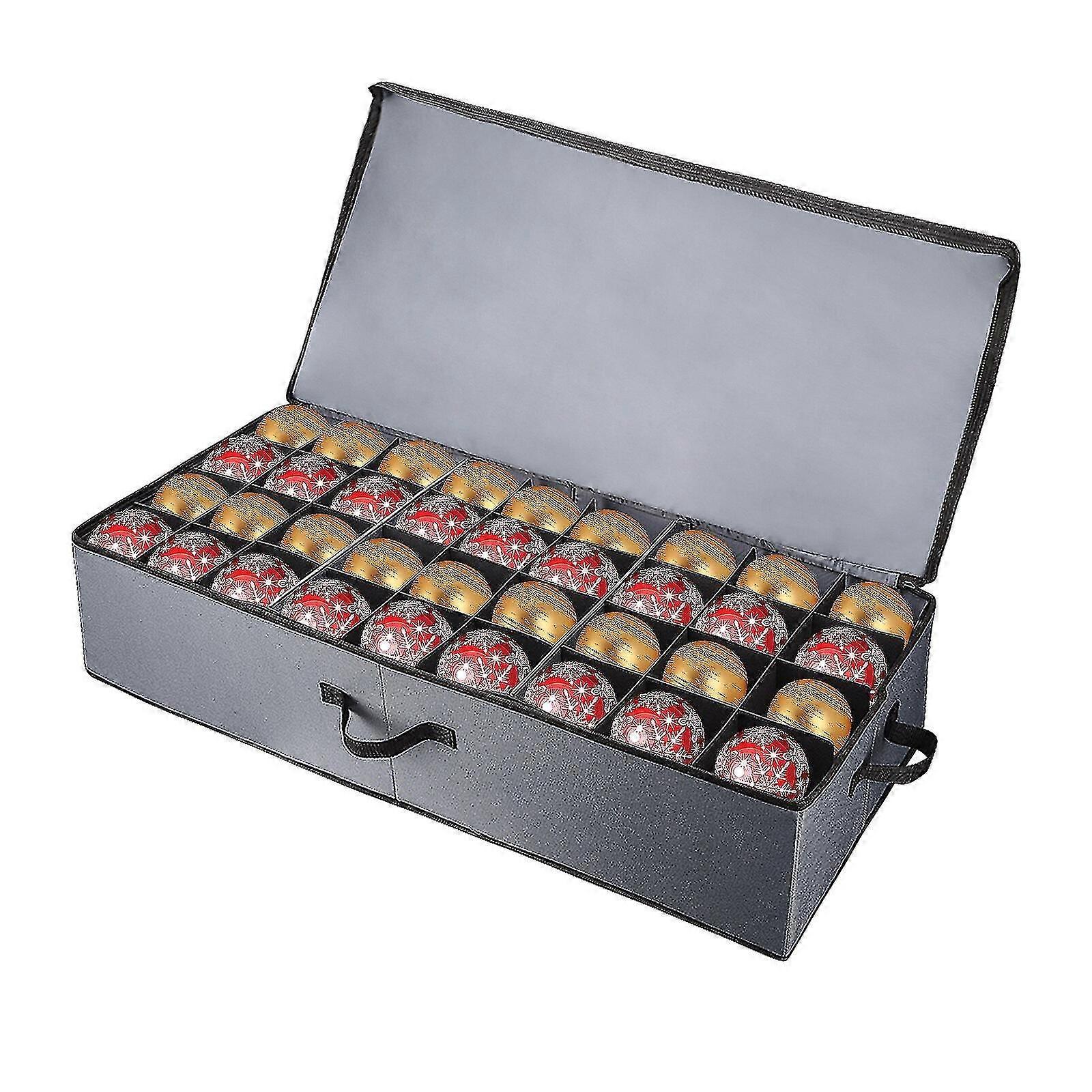 Non-woven Folding Christmas Ball 64 Compartment Creative Durable Storage Box