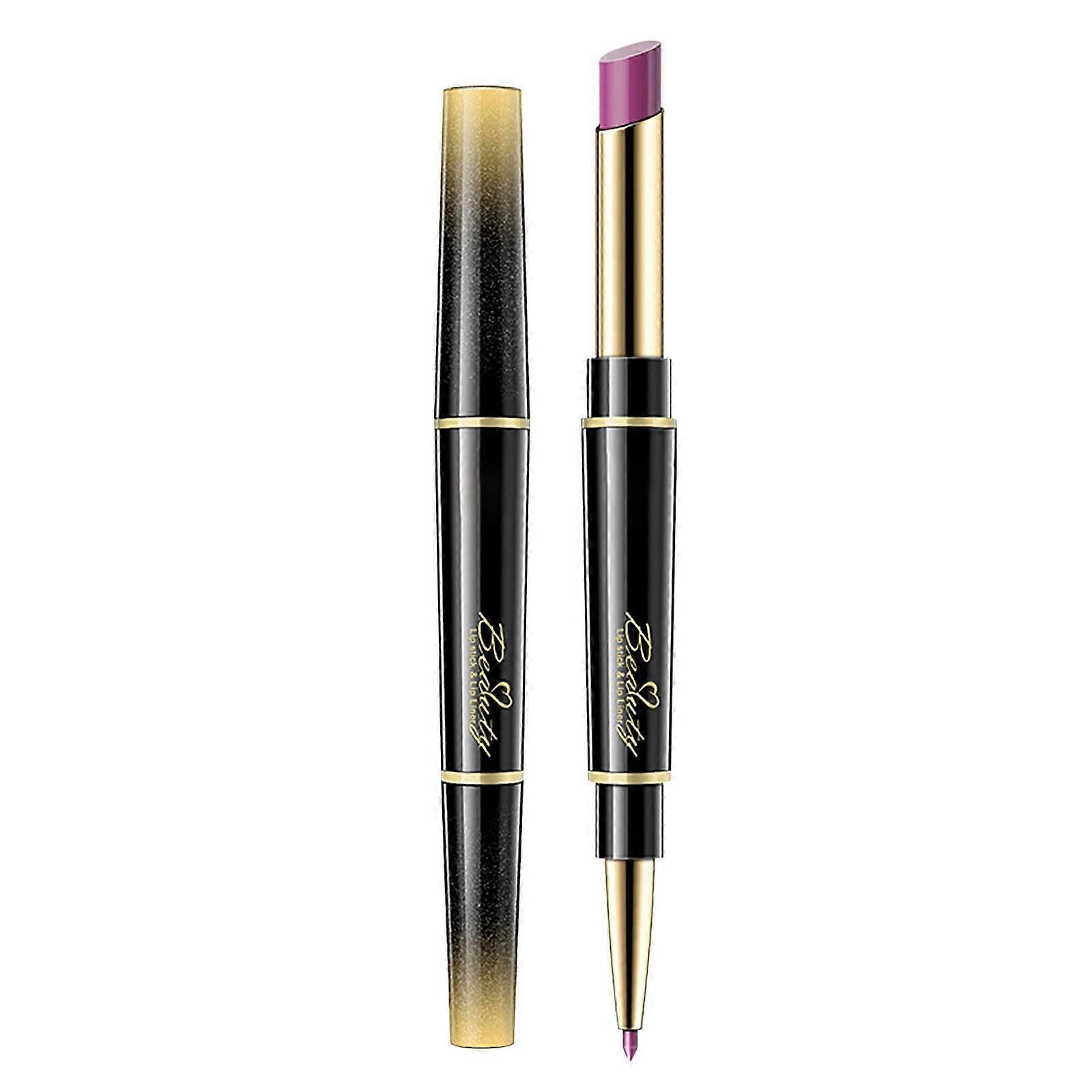 Long Lasting Moisturizing Lipstick and Velvety Lip Liner Set with Rich Pigment Matte Gloss Duo