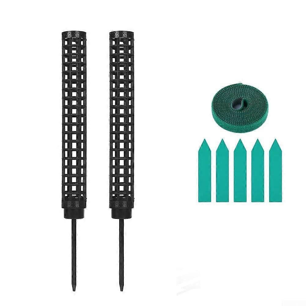 25cm Moss Pole for Indoor Plants, RotResistant Stackable Support Stick for Vertical Growth (Black)