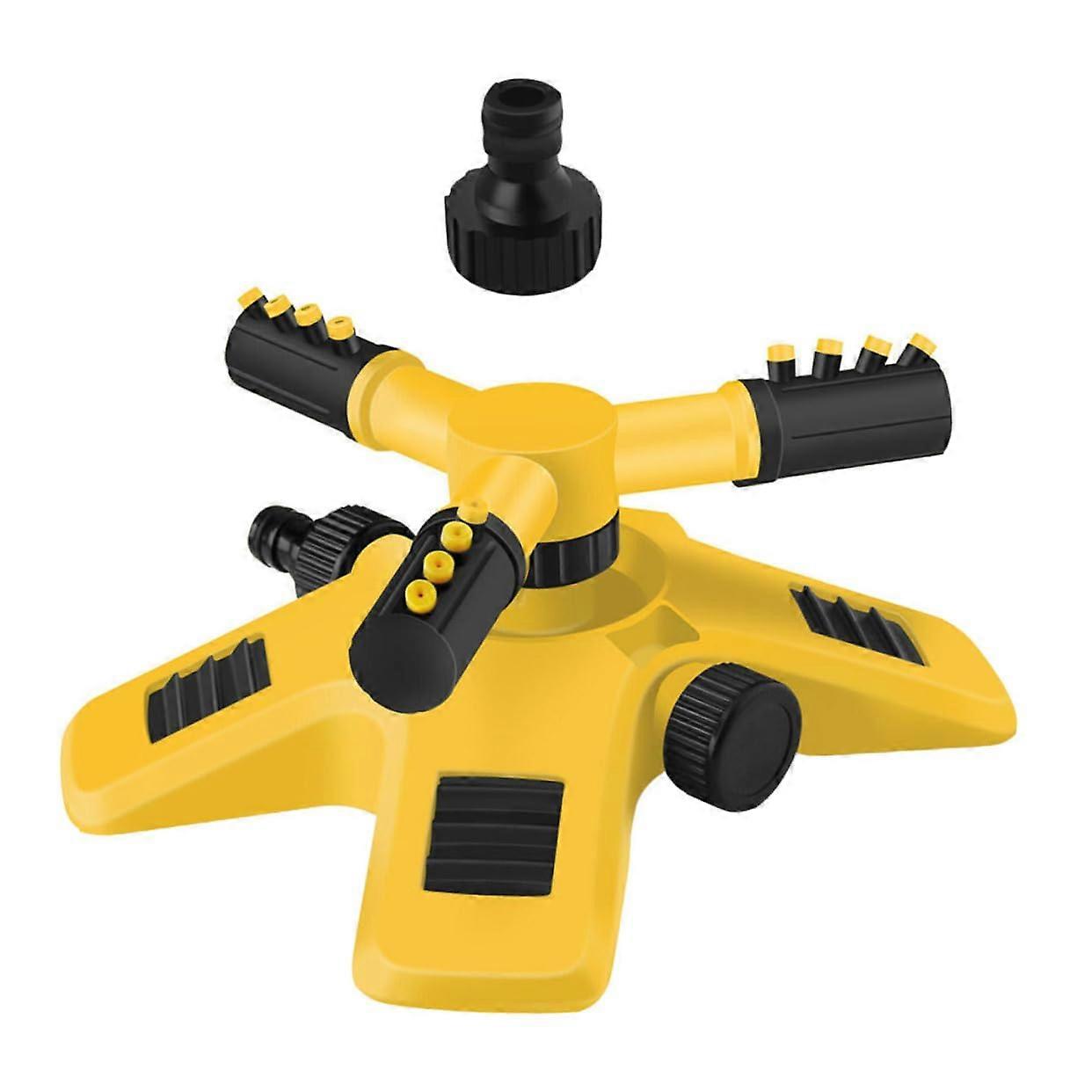 2 Pcs Garden Sprinkler 360 Degree Rotating Lawn Irrigation Head with Adjustable Spray Patterns