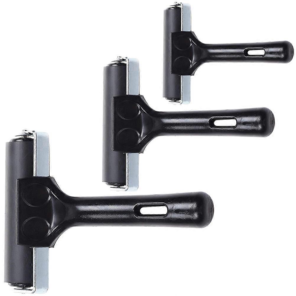 Household Rollers for Printmaking Use 3Pcs Wear-Resistant Rubber Rollers