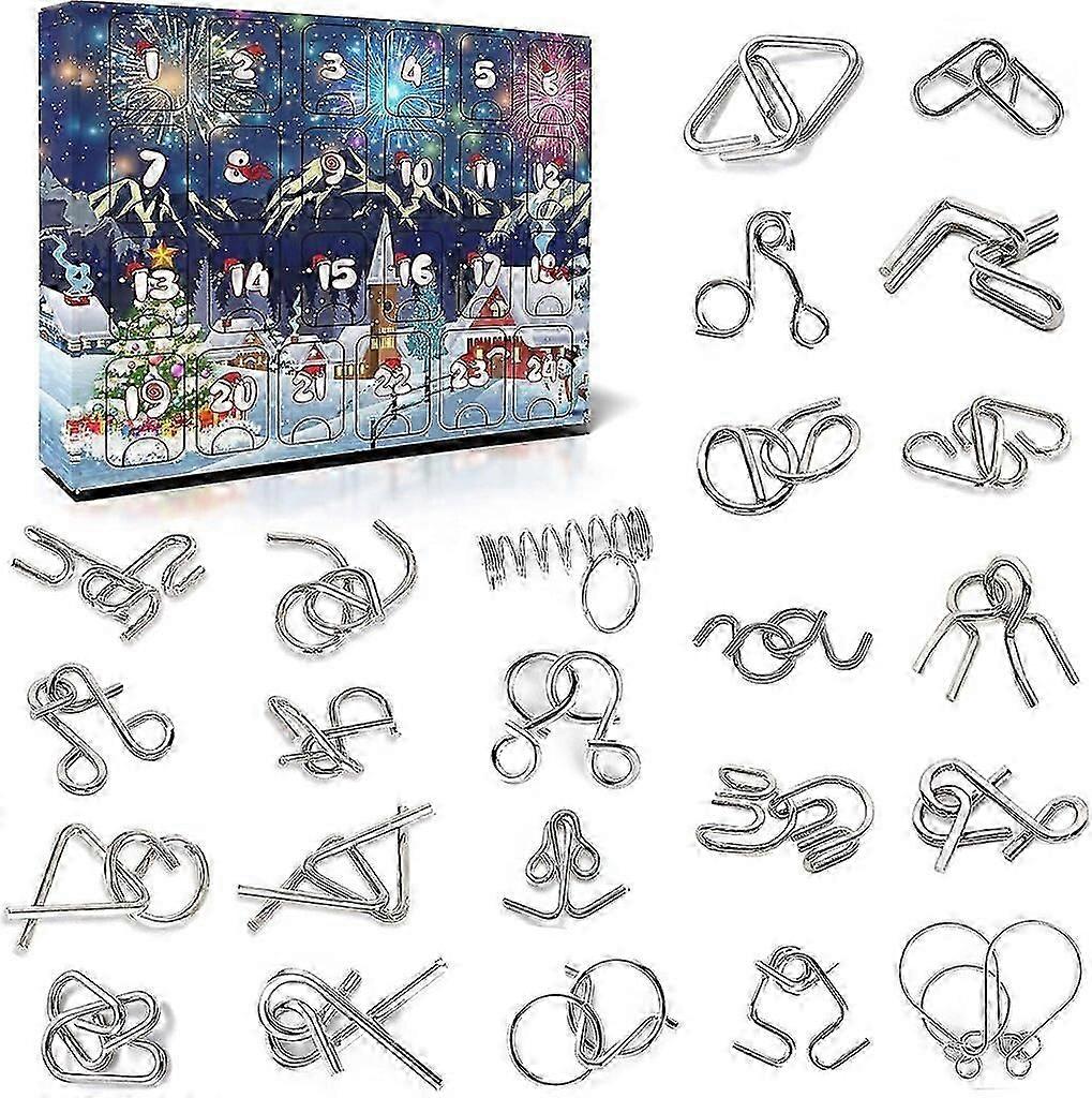 Metal Jigsaw Advent Calendar