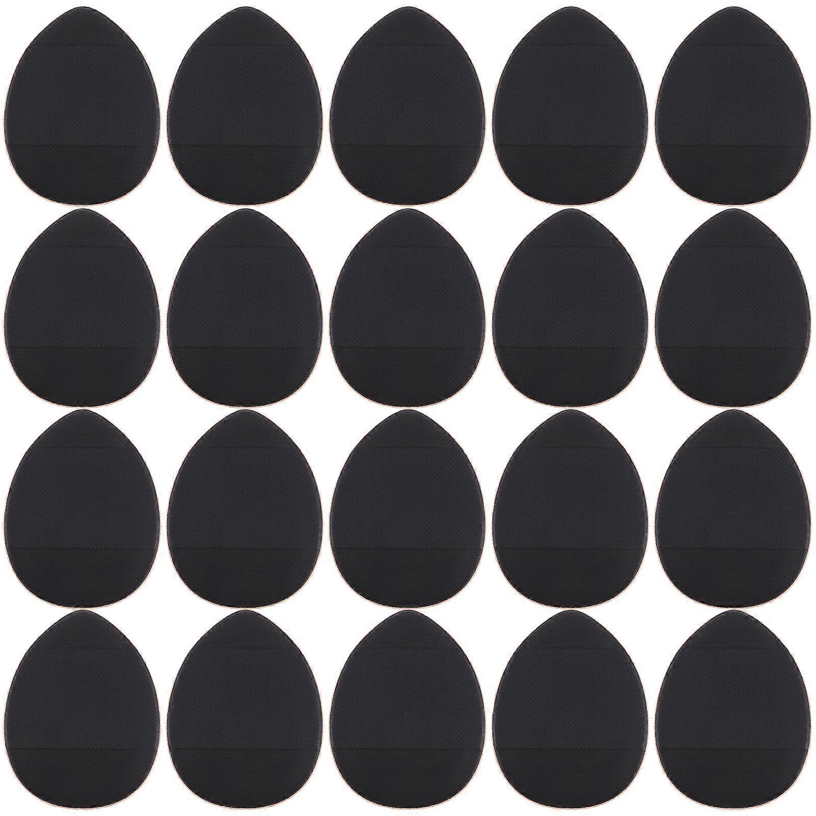 Makeup Puff Mini Powder Puff for Makeup 20Pcs Black Hydrophilic Material