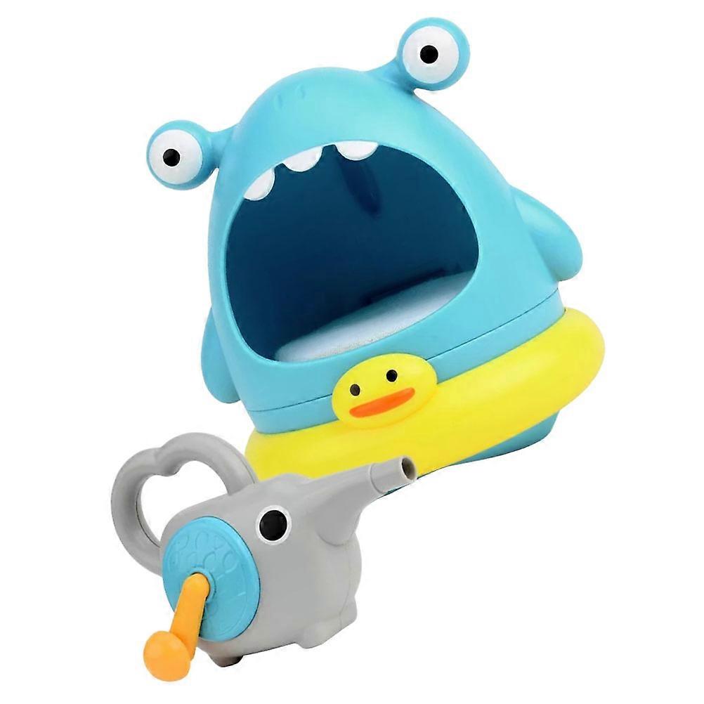 Manual Bubble Machine Kids Bubble Maker Shark Toy 2Pcs Pack